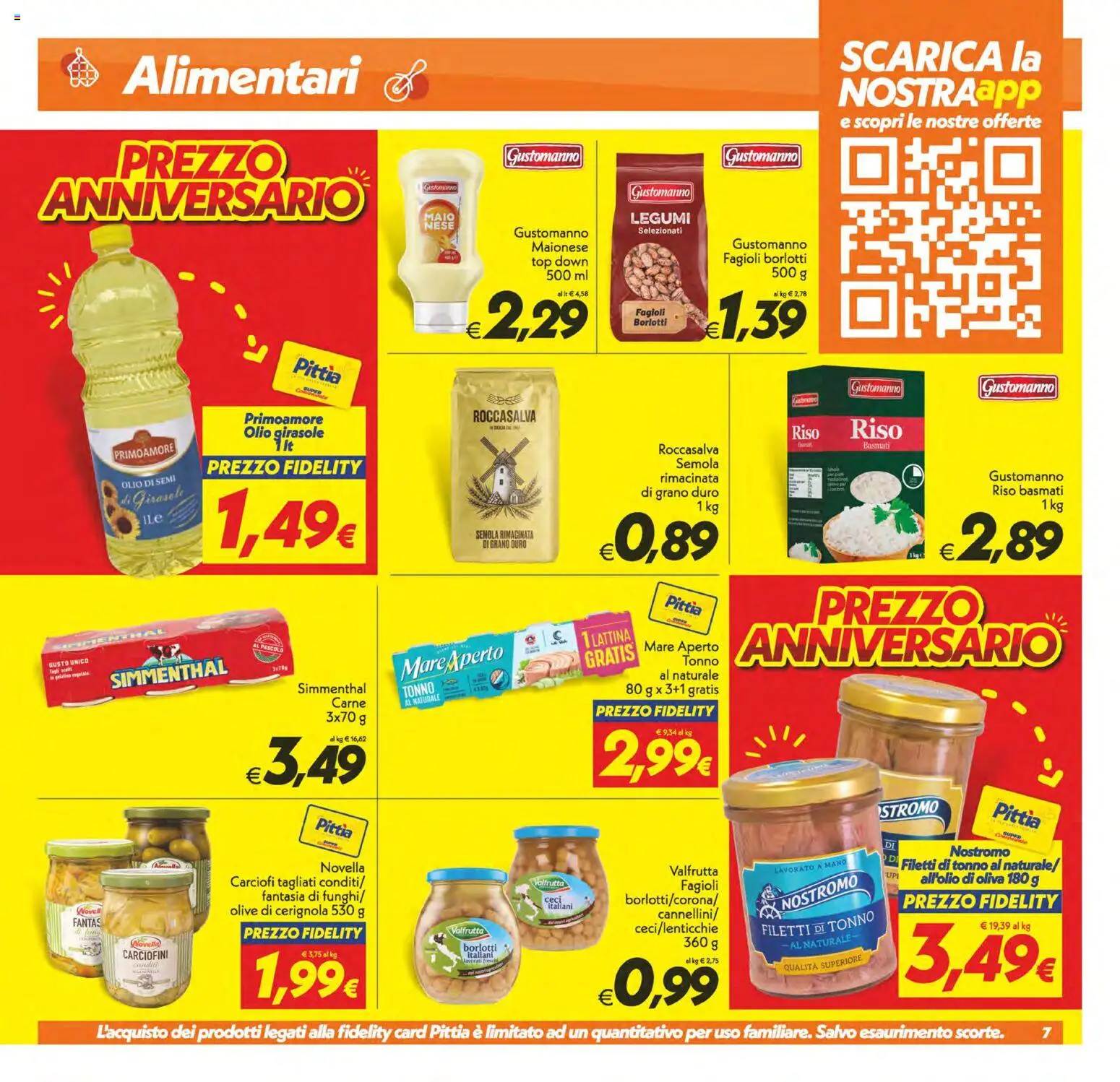Volantino SuperConveniente del 02/10/2026 | Pagina: 7 | Prodotti: Olio di semi, Riso, Maionese, Carne