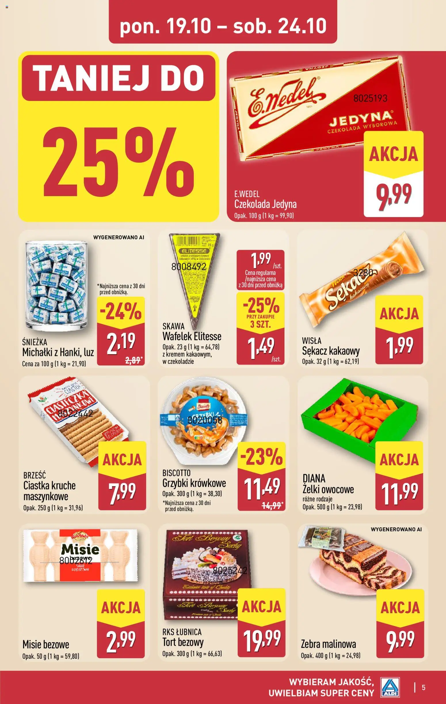 Aldi gazetka - Smakowita podróż od 19.10.2026 | Strona: 5 | Produkty: Ciastka kruche, Żelki, Czekolada, Ciasteczka