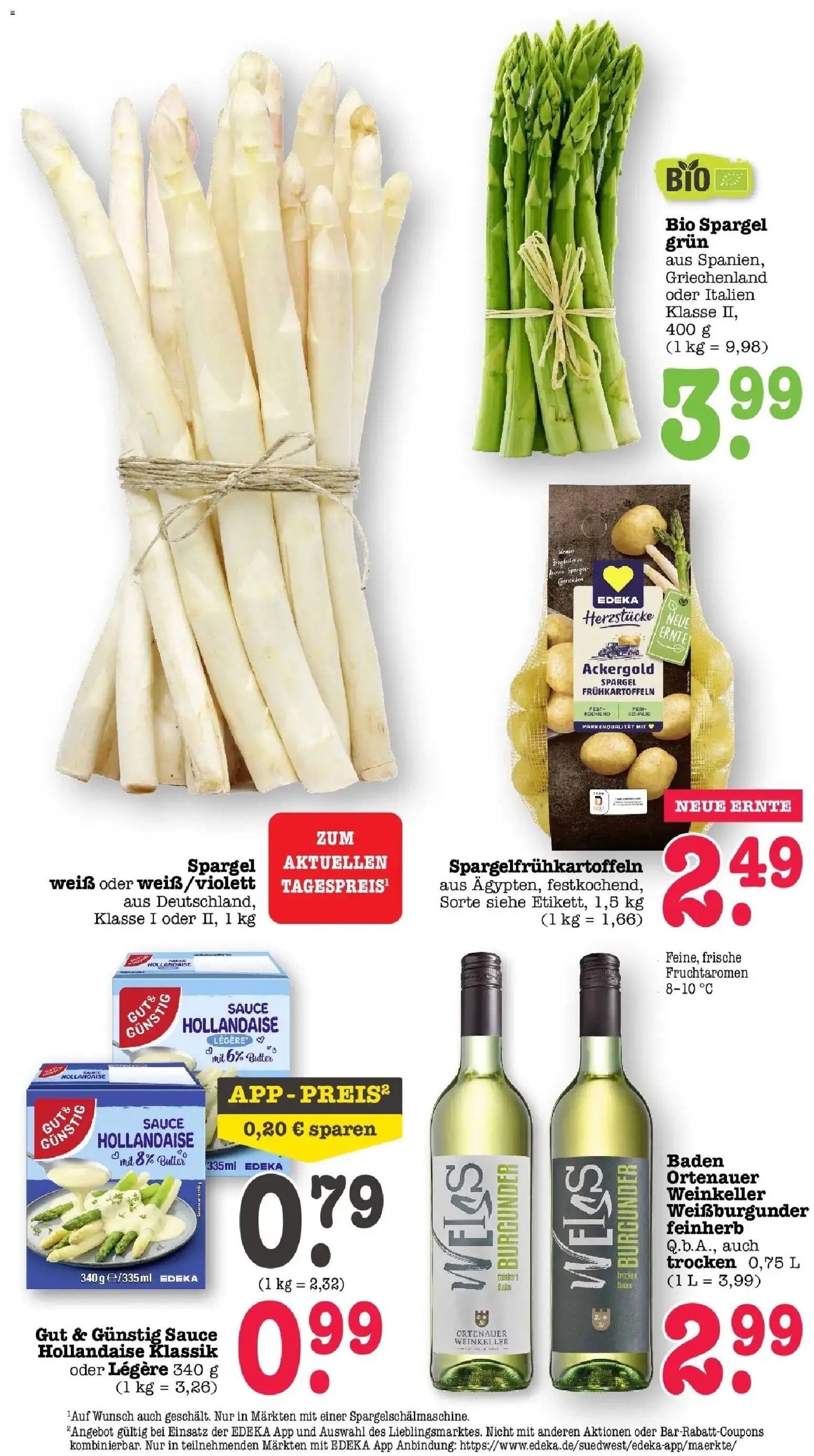 Edeka prospekt Offenbach	 – gültig ab 20.04.2026 | Seite: 22 | Produkte: Butter, Spargel