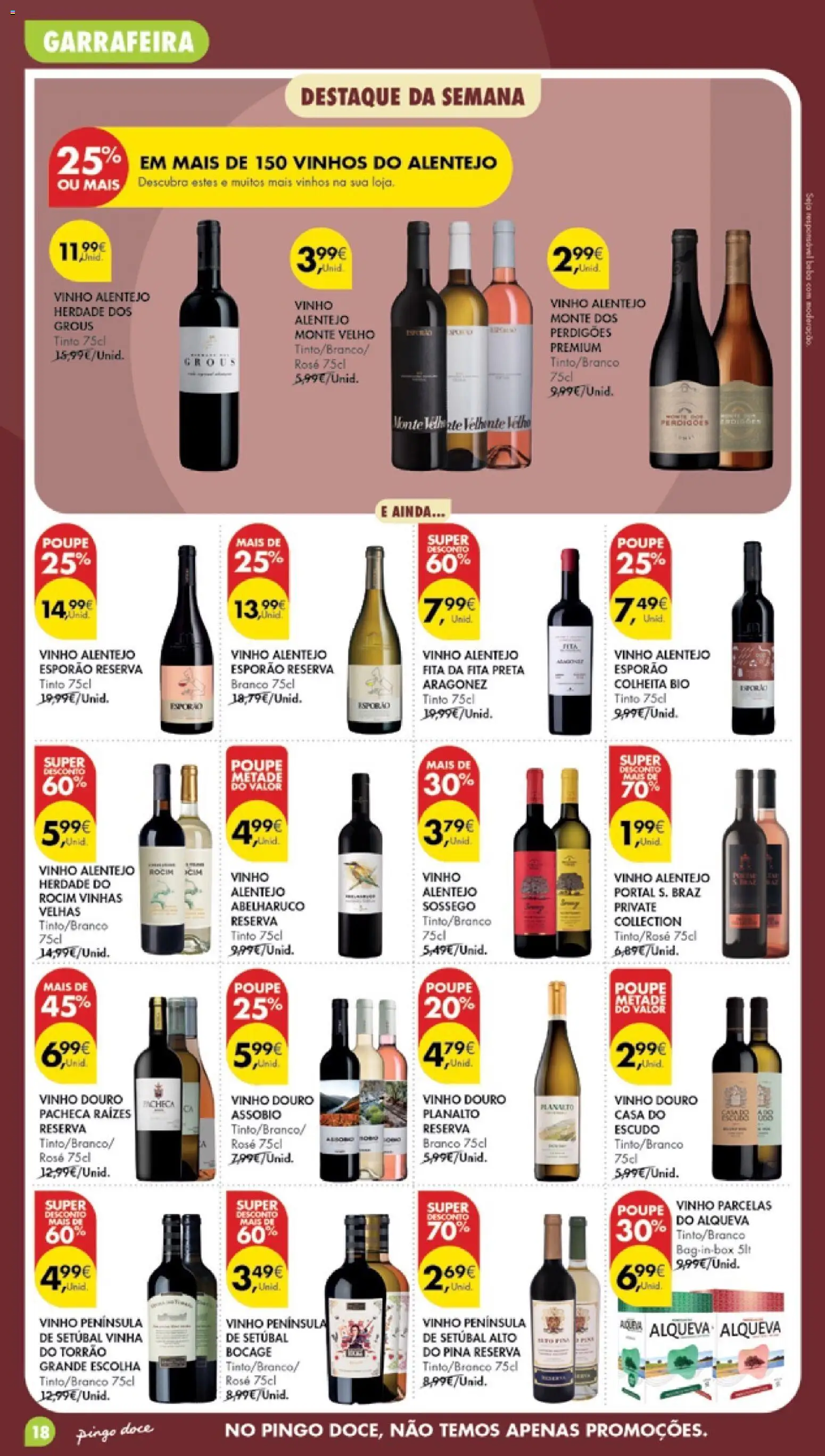 Pingo Doce Poupe Esta Semana Madeira │ válido de 04/08/2026 | Página: 18 | Produtos: Vinho