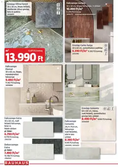 Bauhaus akciós újság - amely érvényes a következő dátumtól: 2026.08.06. | Oldal: 18 | Termékek: Padlólap, Falicsempe, Dekorcsempe