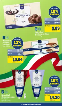 Makro folder - Voorbeeld van een folder van Makro, geldig van 23-09-2026 | Pagina: 20 | Producten: Tiramisu, Chocolademousse, Chocolade, Profiteroles