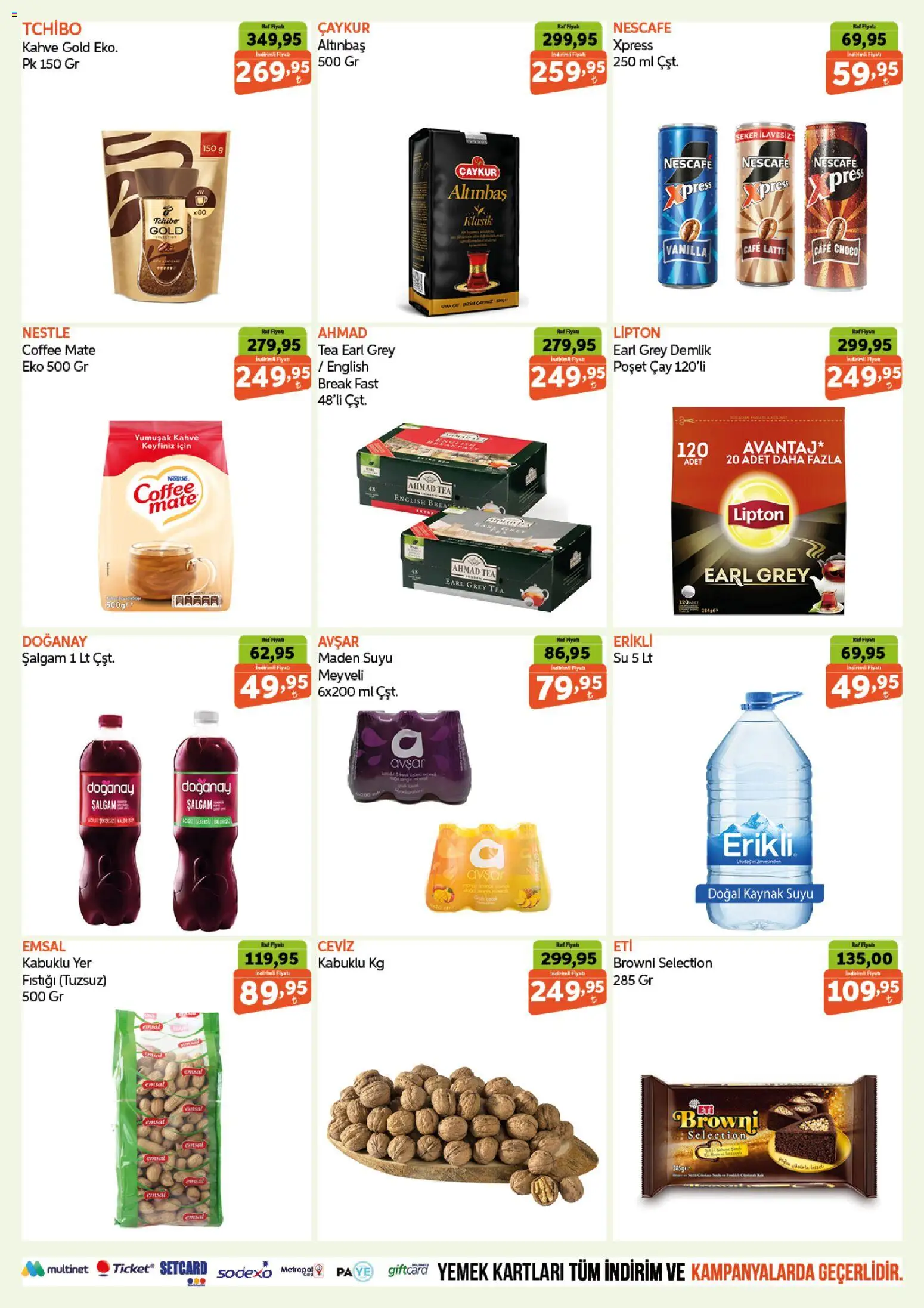 Biçen Market Katalog - 06 Ekim 2026 tarihinden itibaren geçerlidir | Sayfa: 7 | Ürünler: Kahve, Şeker, Ceviz, Maden suyu