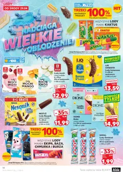 Pogląd oferty "Kaufland gazetka" - ważna od 29.04.2026 | Strona: 14 | Produkty: Mango, Karta, Lody