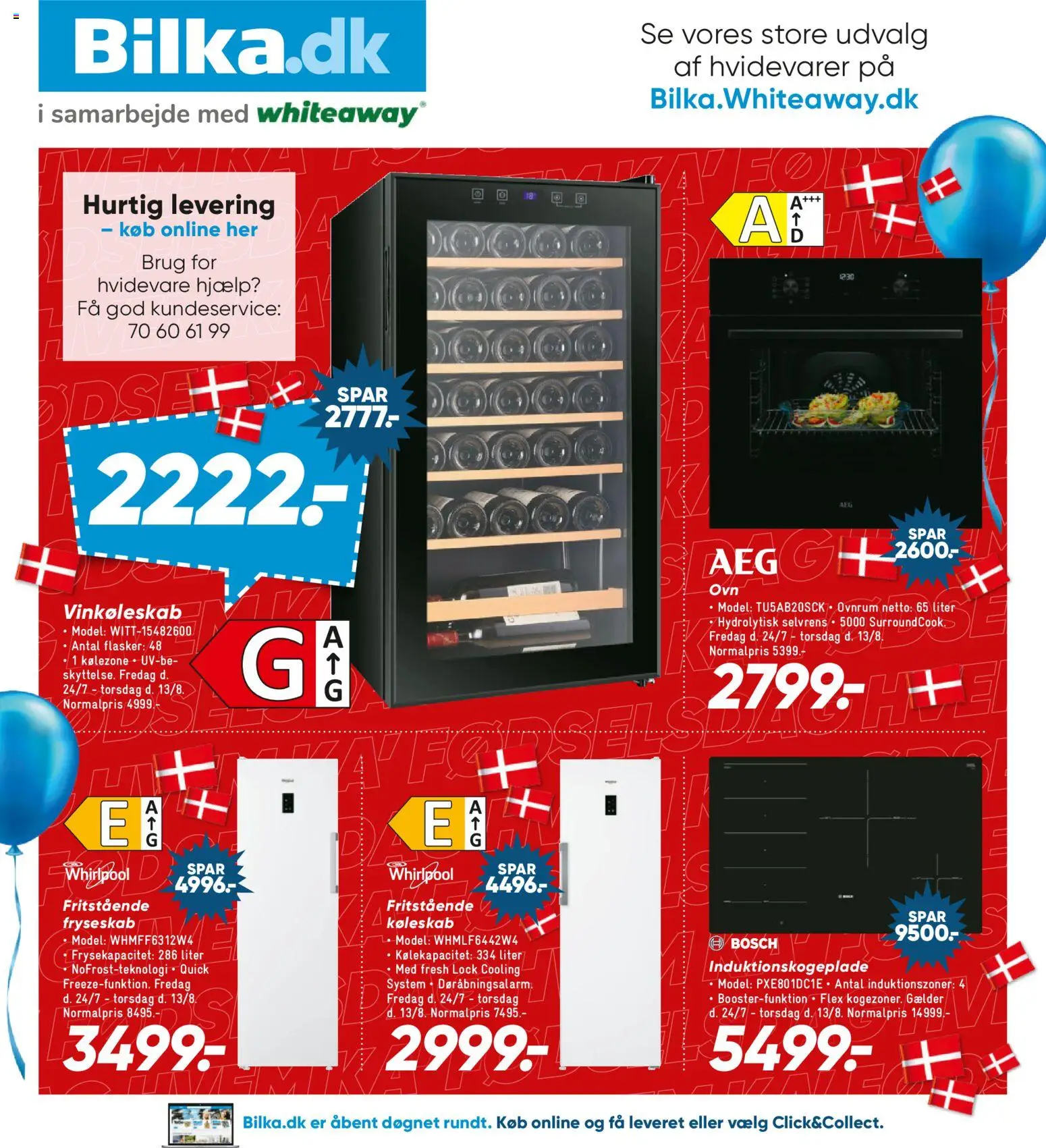 Bilka tilbudsavis – gyldig fra 24/07/2026 | Side: 24 | Produkter: Æg, Køleskab