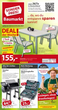 Sonderpreis Baumarkt Prospekt 	 ab 16.05.2026 gültig