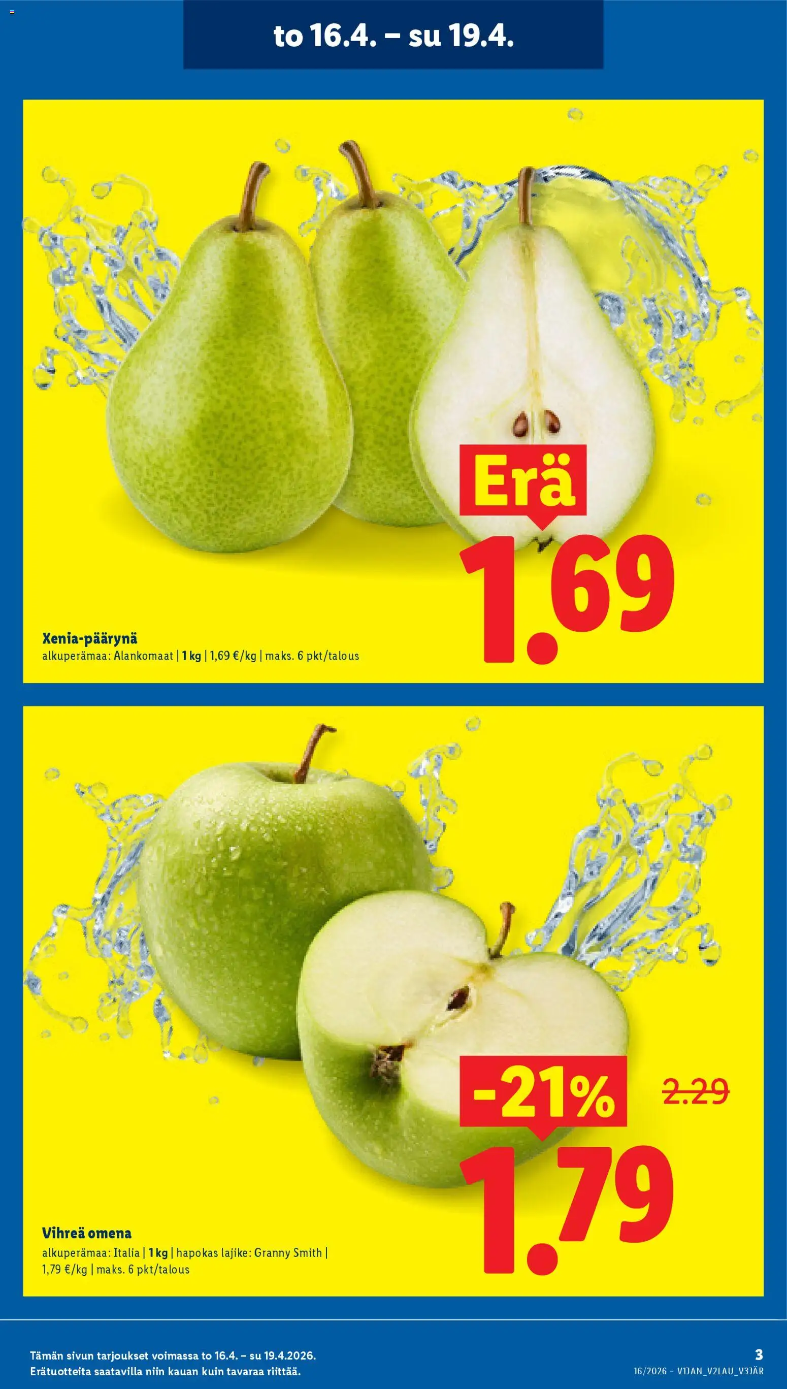 Lidl tarjoukset - Helsinki – voimassa 16.04.2026 alkaen | Sivu: 3