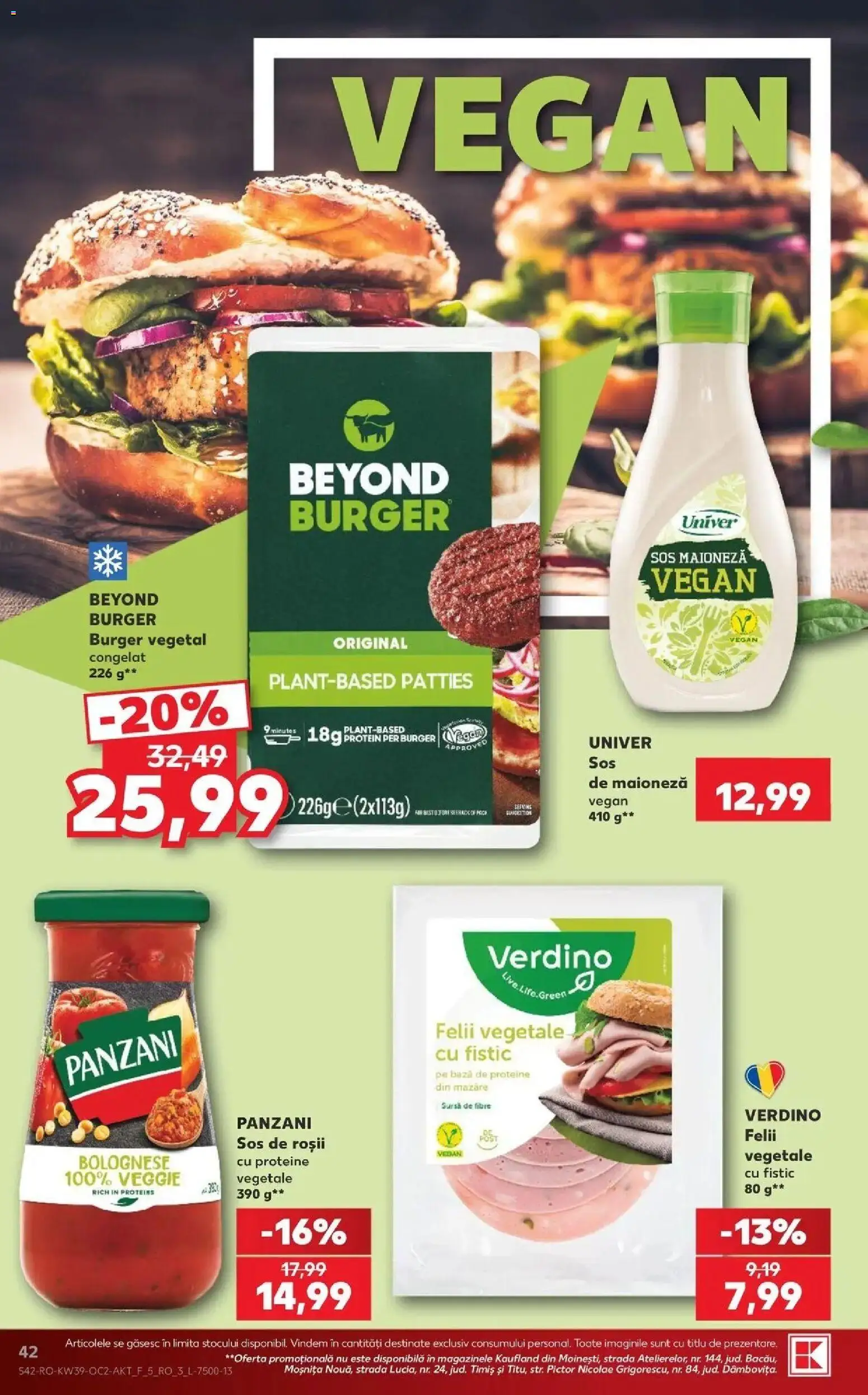 Kaufland Viseu de Sus 23.09.2026 - Revista si Oferta | Pagină: 42 | Produse: Mazăre, Sos de roșii, Maioneză, Sos