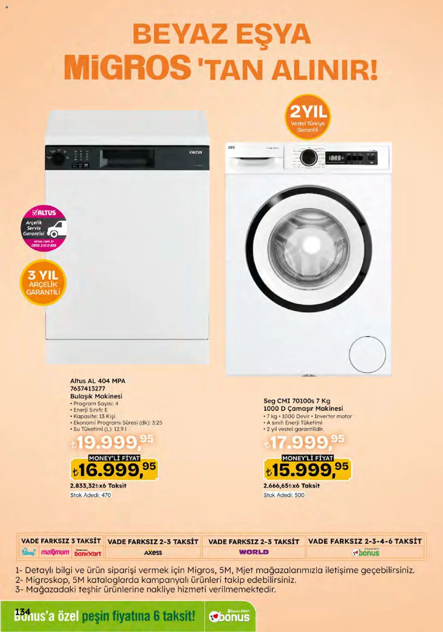 Migros Katalog - Migroskop - 24 Eylül 2026 tarihinden itibaren geçerlidir | Sayfa: 134