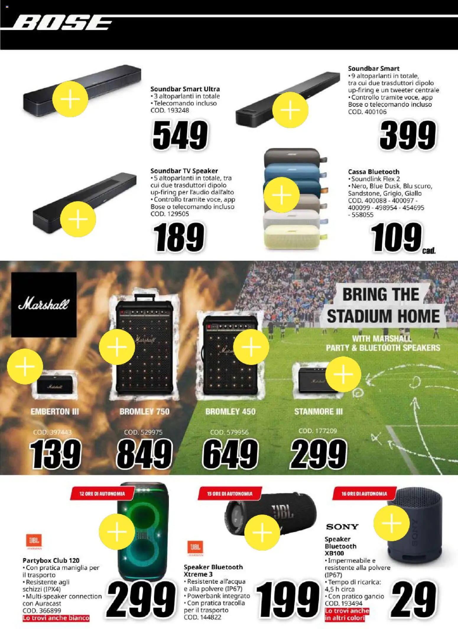 Volantino Media World del 18.05.2026 | Pagina: 9 | Prodotti: Telecomando, The, TV, Speaker