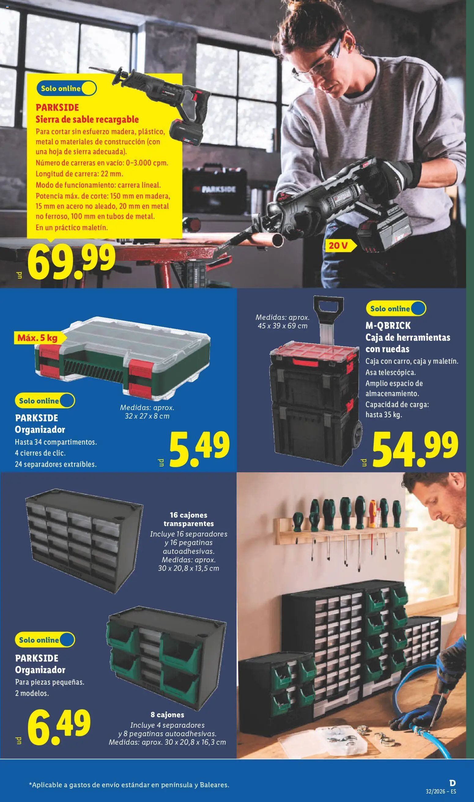 Lidl folleto de bazar │ válido desde el 03/08/2026 | Página: 5 | Productos: Organizador, Caja