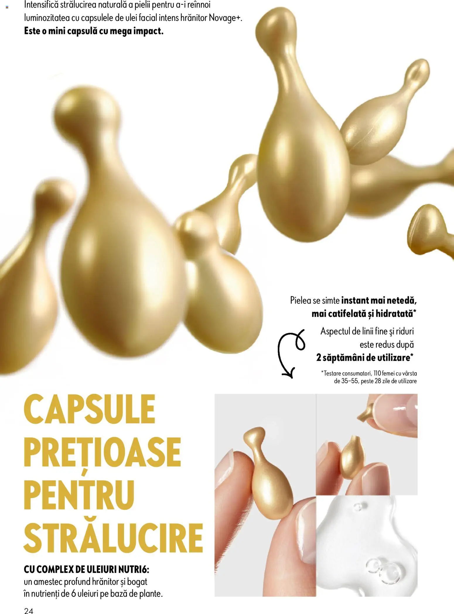 Noul catalog Oriflame – valabil de la 29.07.2026 | Pagină: 24 | Produse: Ulei, Pește, Amestec