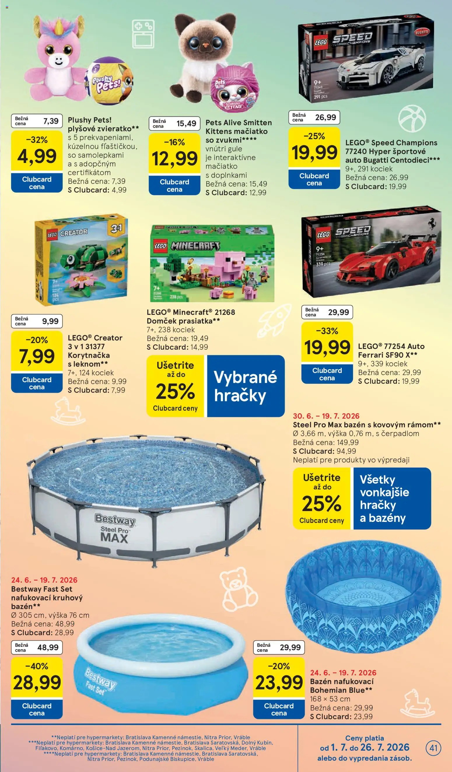 Nové Tesco akcie – leták je platný od 01.07.2026 | Strana: 41