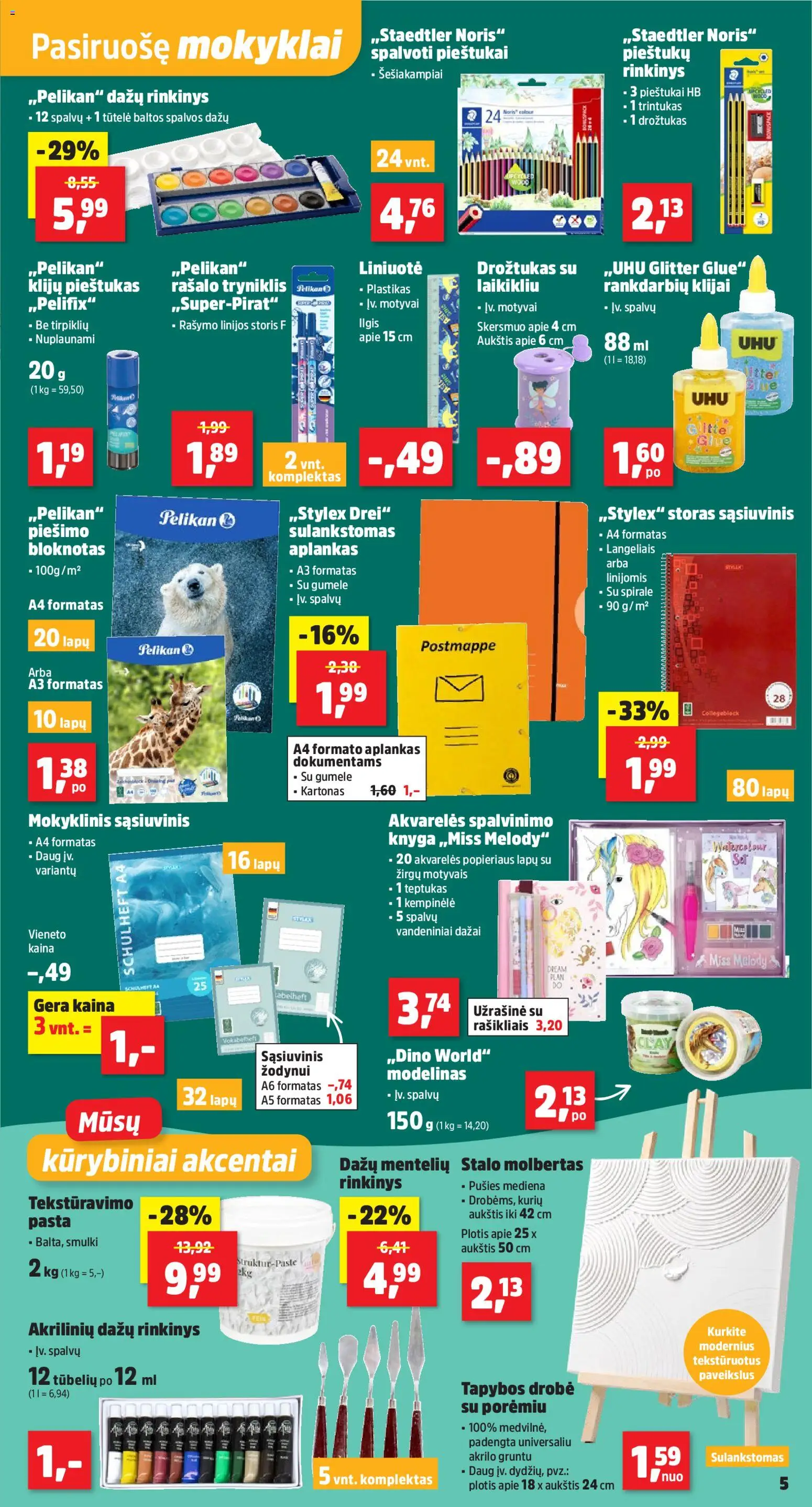 Thomas Philipps akcijos nuo 2026.08.31 | Puslapis: 5 | Prekių: Drožtukas, Teptukas