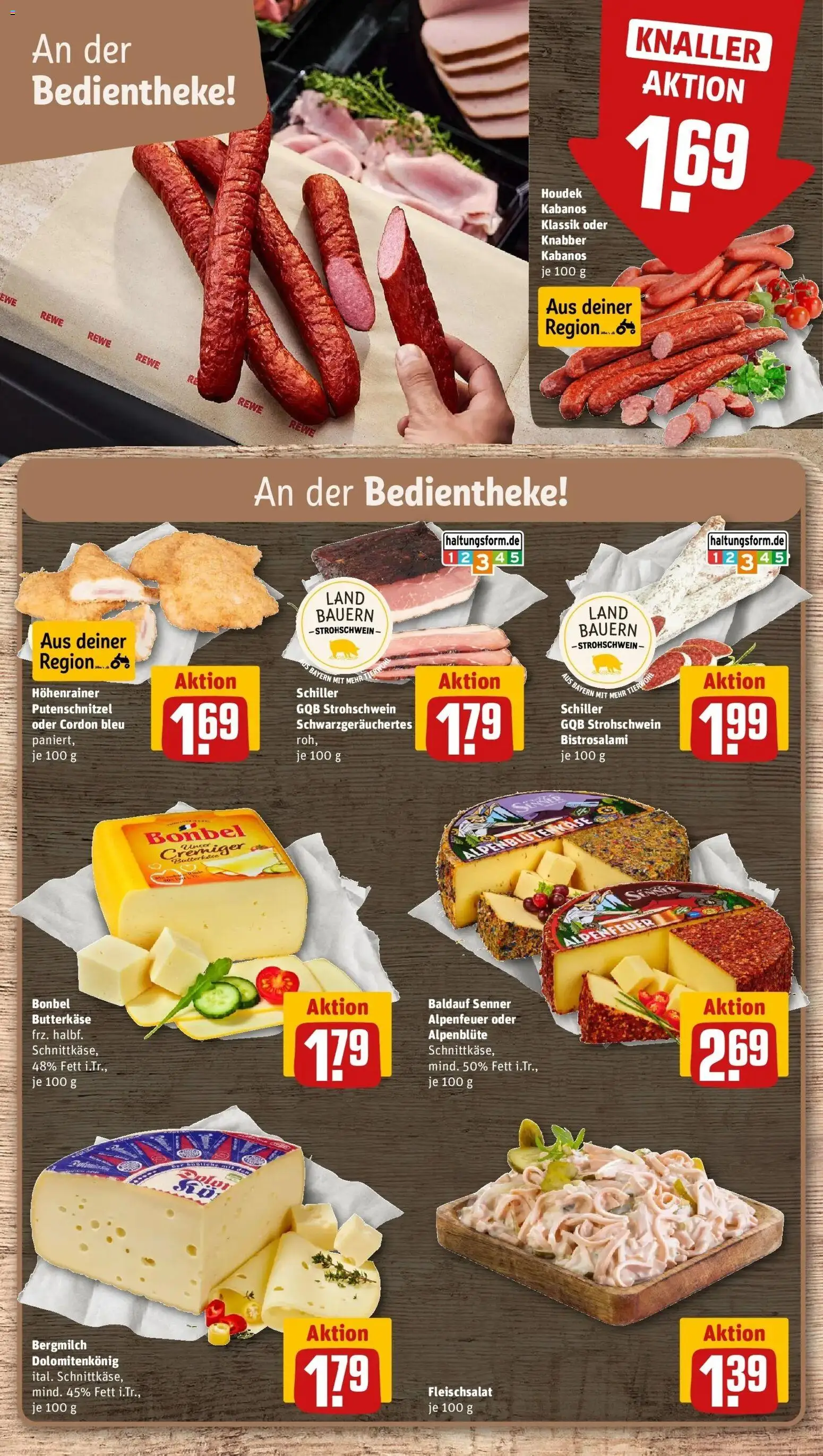 REWE Prospekt ab 31.08.2026 zum Blättern » Angebote | Seite: 11 | Produkte: Butter, Käse, Putenschnitzel