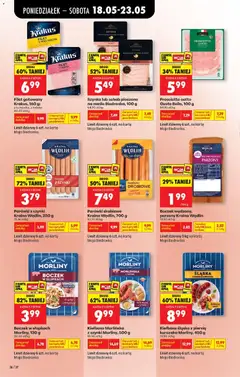 Pogląd oferty "Szynka lub schab pieczone na maśle Biedronka, 100 g, Szynka lub schab pieczone na maśle" - ważna od 18.05.2026 | Strona: 40