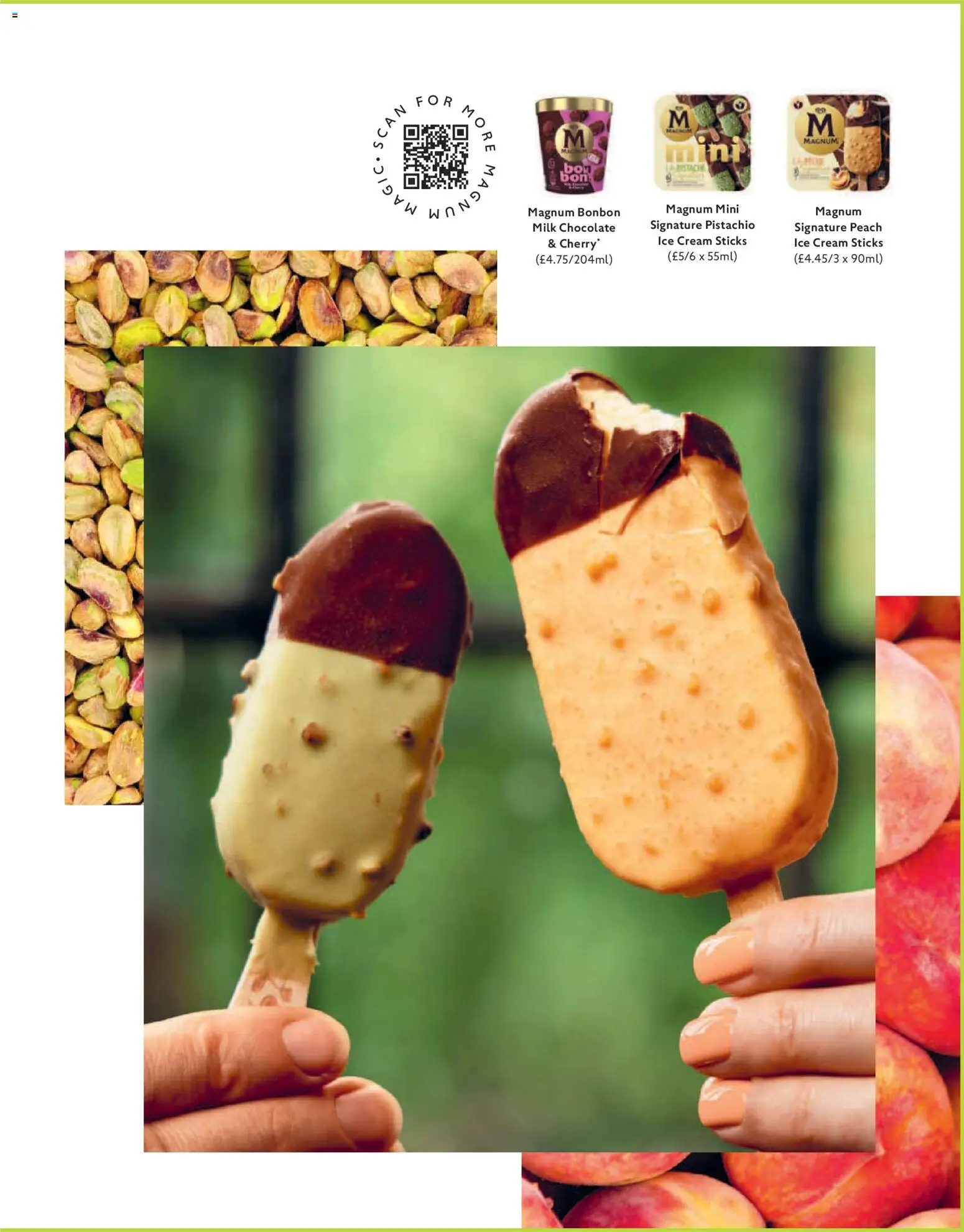 {H1} | Page: 123 | Products: Magnum, Milk, Chocolate, Cream