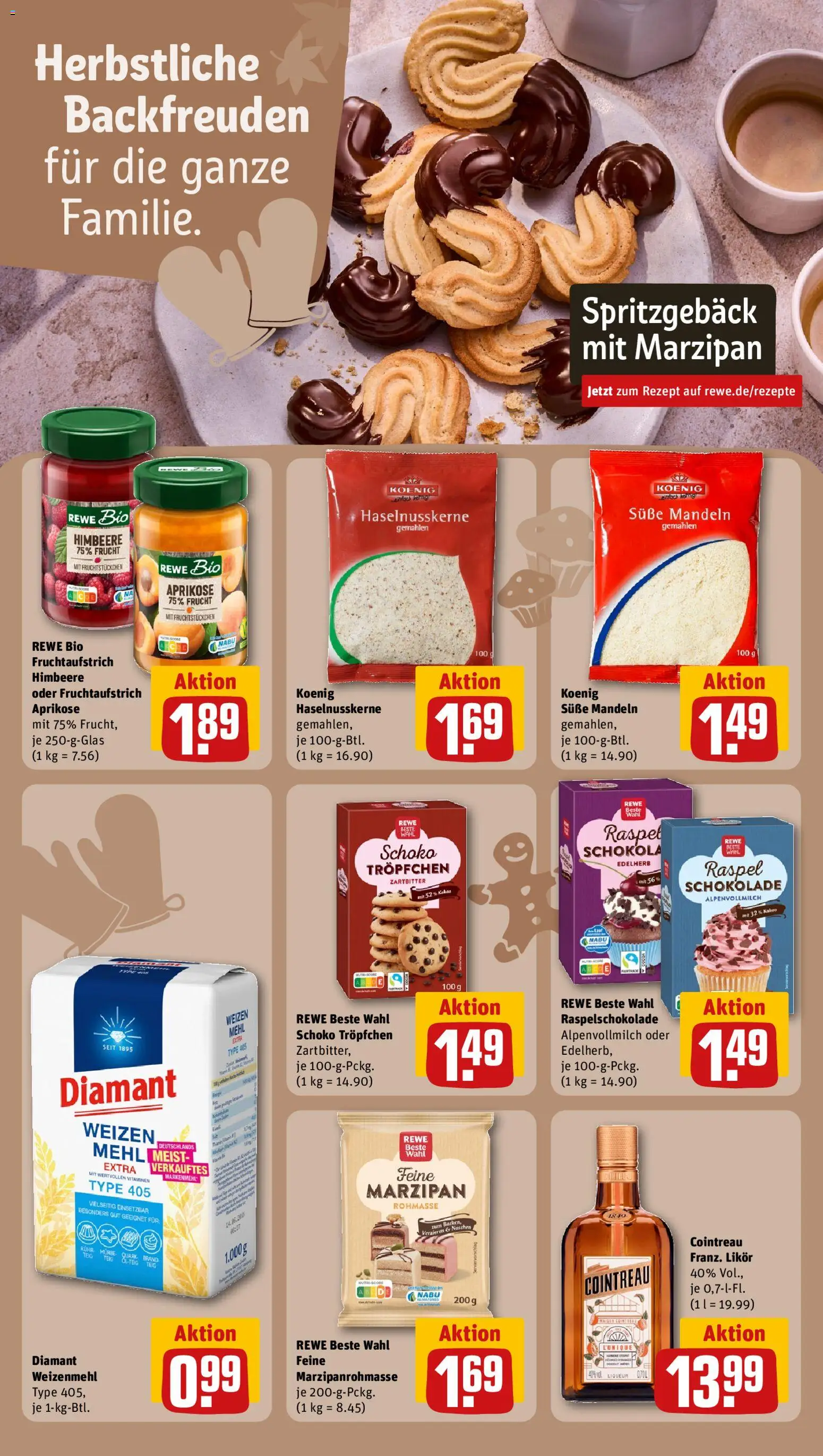 Rewe ihr Kaufpark Prospekt – gültig ab 02.11.2026 | Seite: 18 | Produkte: Mehl, Quark, Schokolade, Weizenmehl