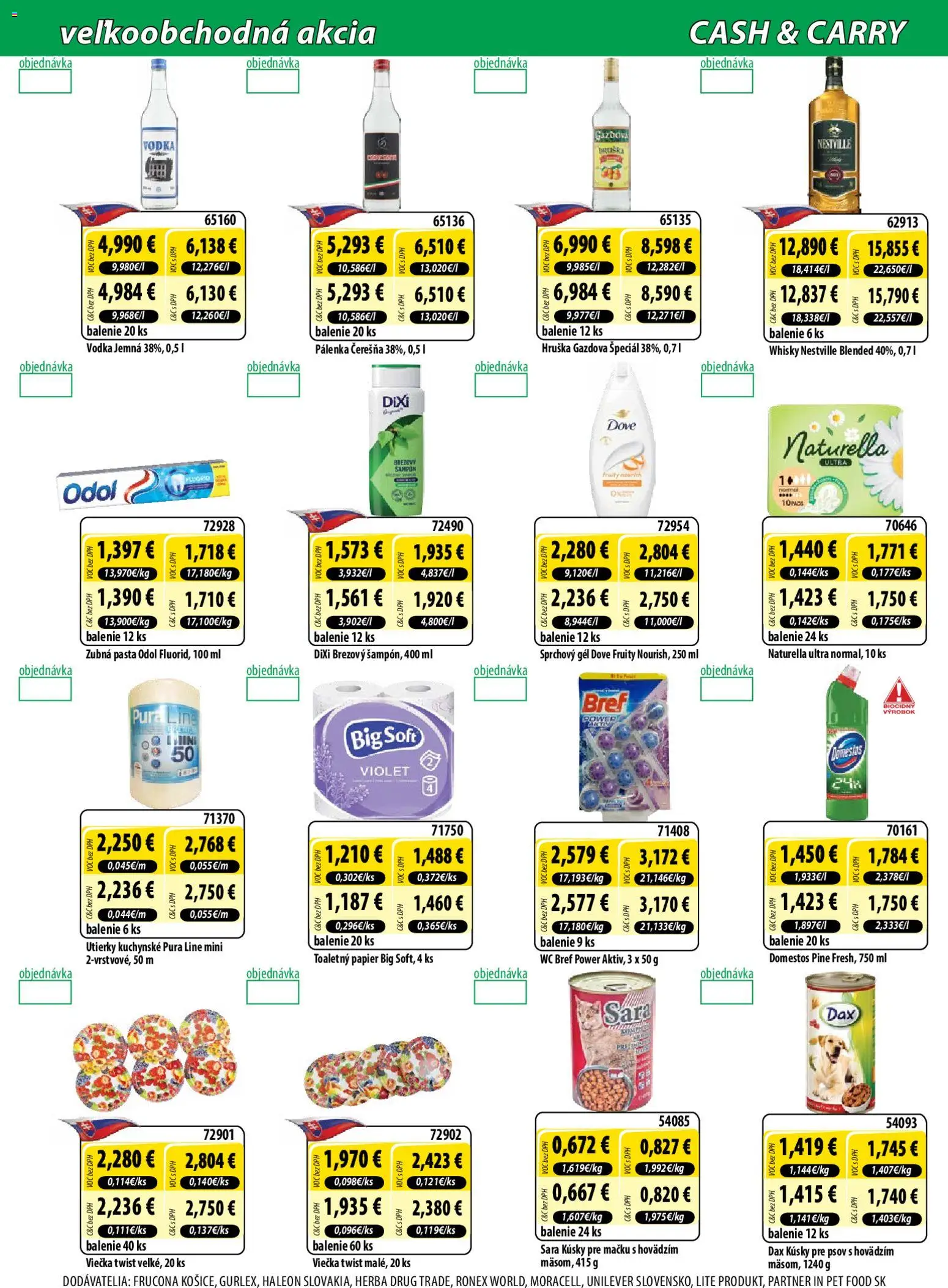 Nové Milk Agro akcie – leták je platný od 10.06.2026 | Strana: 7 | Produkty: Wc, Zubná pasta, Vodka, Domestos