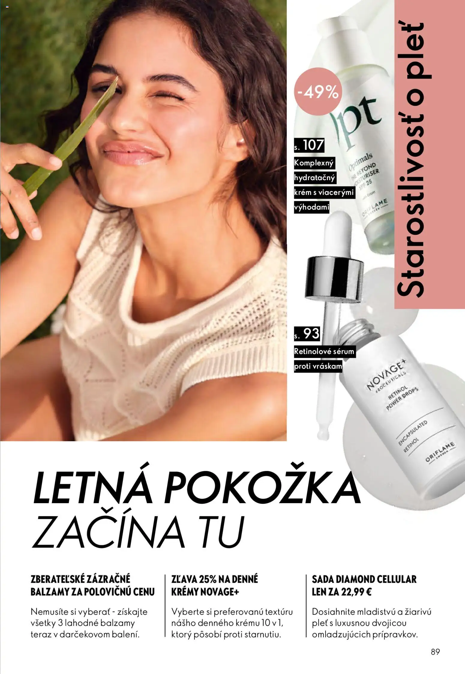 Nové Oriflame akcie – leták je platný od 17.06.2026 | Strana: 89 | Produkty: Krém
