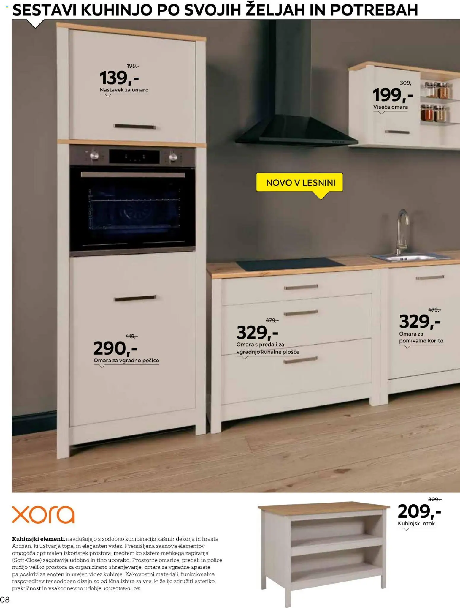 Novi XXXL Lesnina katalog ponudbe – veljaven od 29.06.2026 | Stran: 8 | Izdelki: Omara, Pomivalno korito