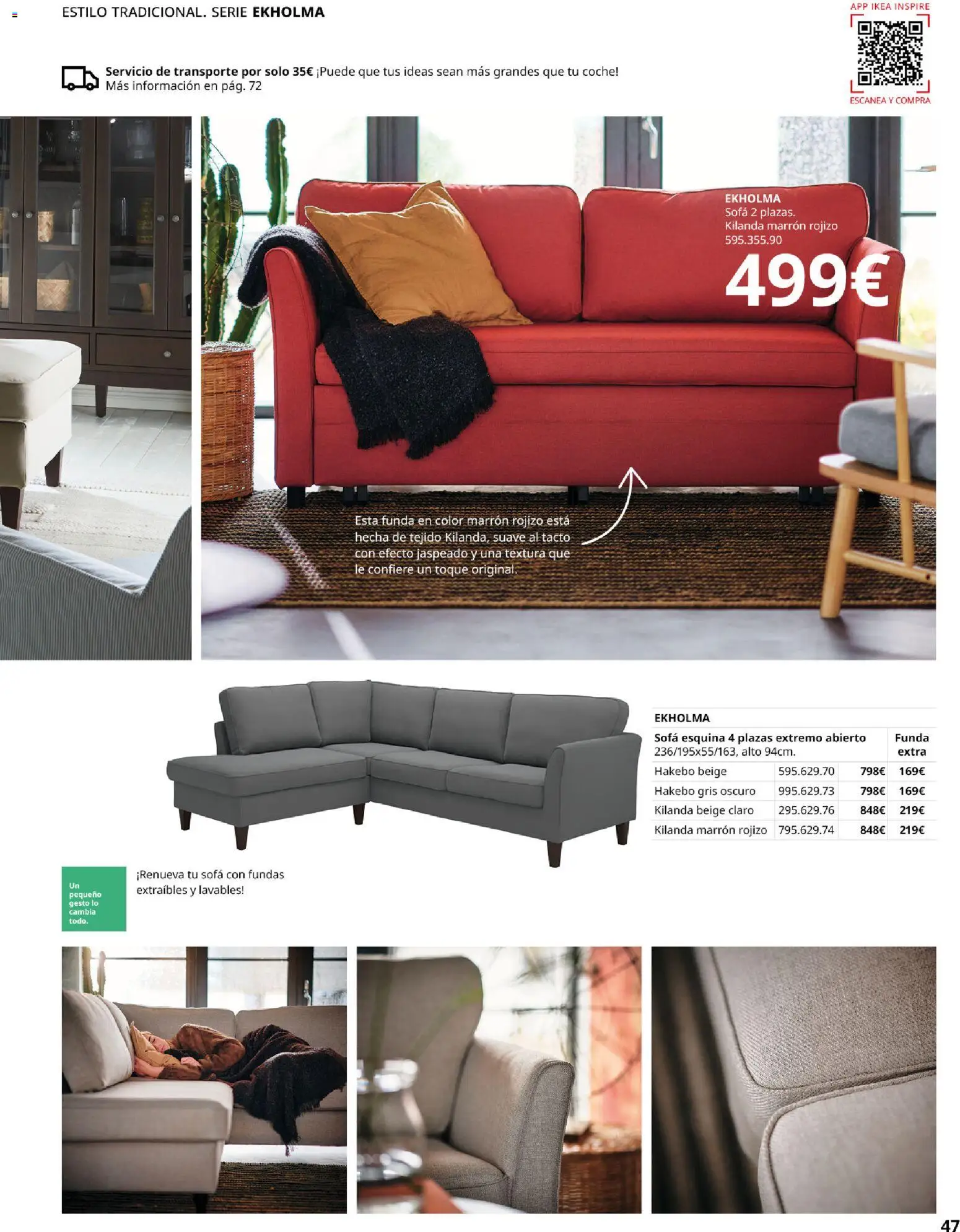 IKEA - Sofás │ válido desde el 28/09/2026 | Página: 47 | Productos: Funda, Sofá