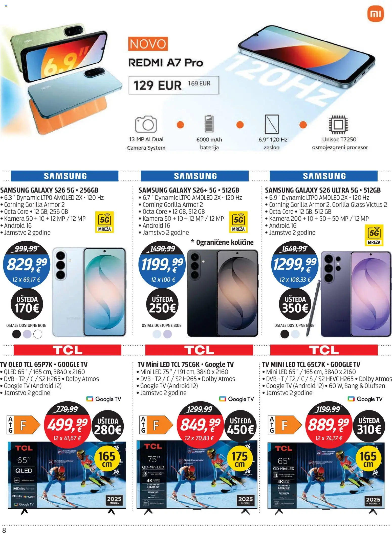 Centar Tehnike katalog | vrijedi od 04.05.2026 | Stranica: 8 | Proizvodi: Baterija, Tv