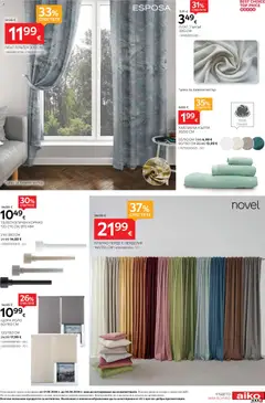 Преглед на Aiko XXXL брошура -20% за всички Аксесоари за дома - Офертите са валидни от 17.08.2026 | Страница: 7 | Продукти: Корниз, Щора, Памук, Кърпа