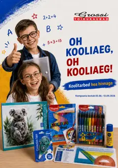 Grossi Toidukaubad kliendilehe eelvaade alates 03.08.2026
