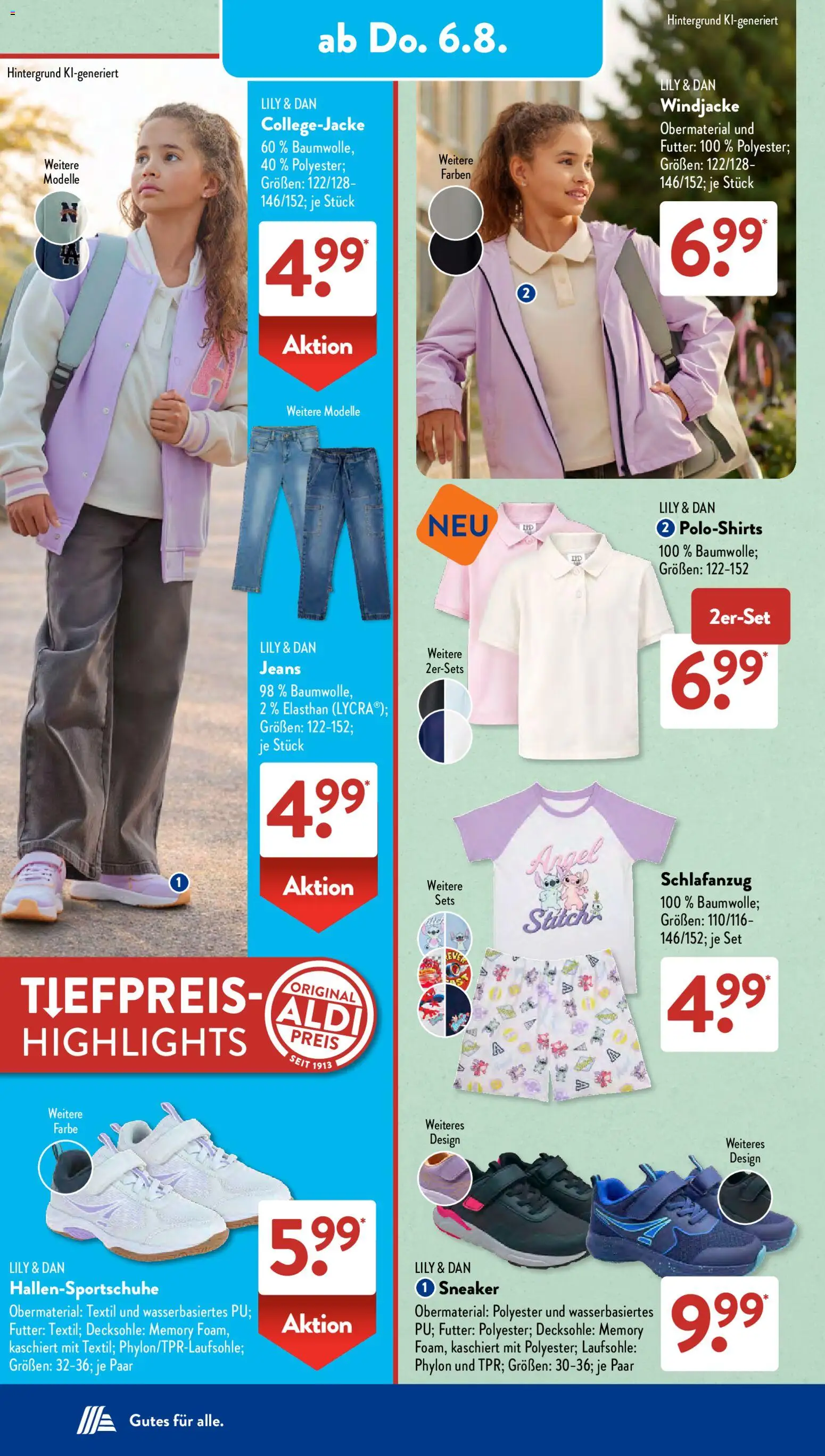 Aldi Süd Prospekt – gültig ab 03.08.2026 | Seite: 6 | Produkte: Jeans