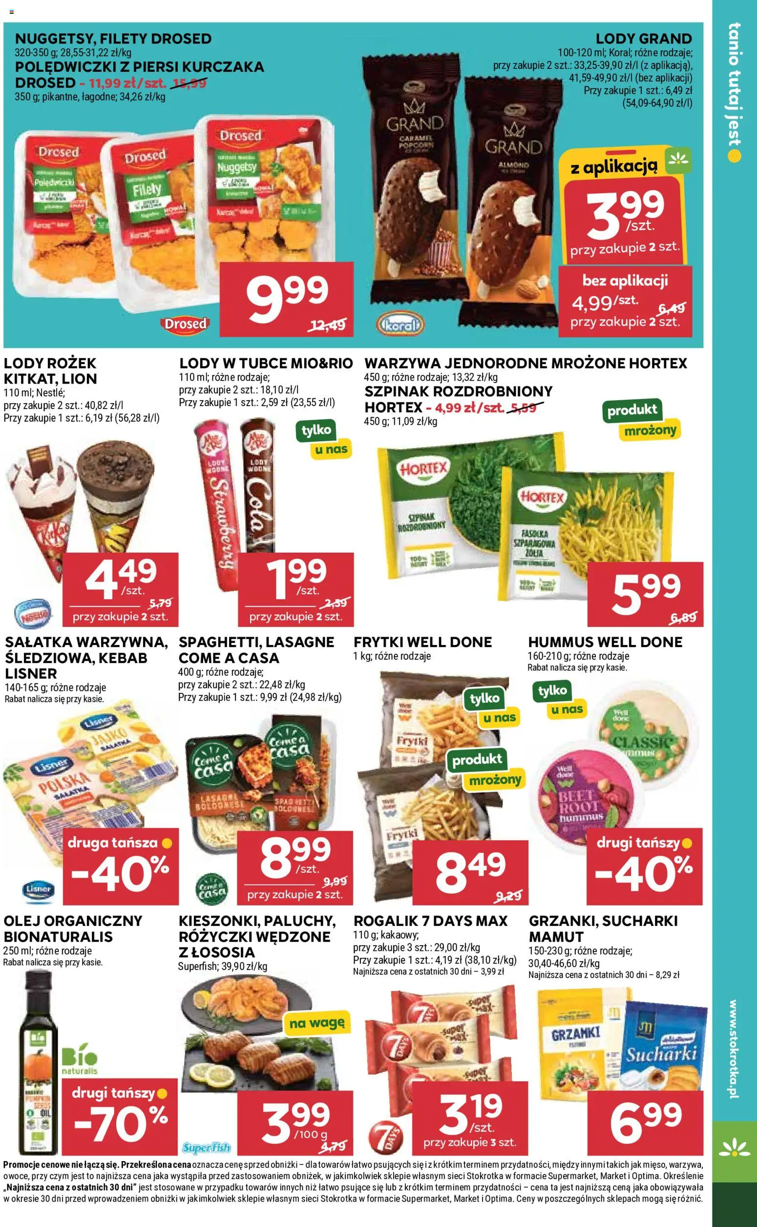 Stokrotka gazetka od 13.08.2026 | Strona: 37 | Produkty: Stokrotka, Szpinak, Polędwiczki, Sałatka