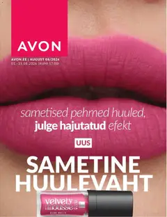 AVON kliendilehe eelvaade alates 01.08.2026