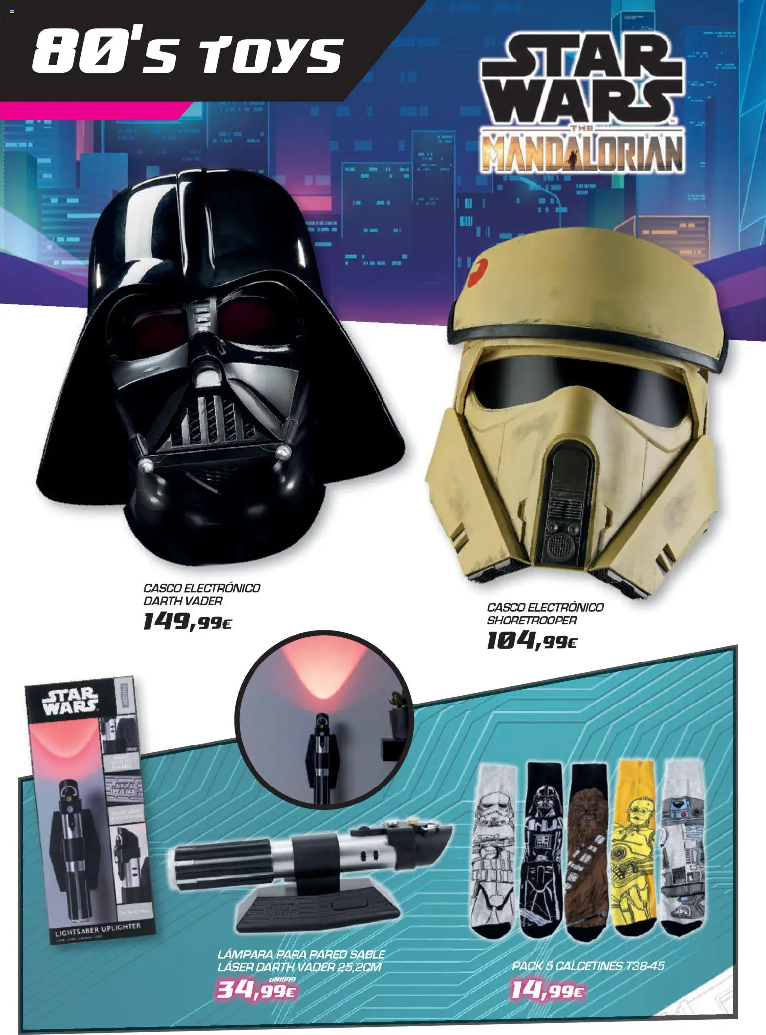 Toy Planet Catálogo de Geek Fan │ válido desde el 04/12/2025 | Página: 48 | Productos: Calcetines, Lámpara