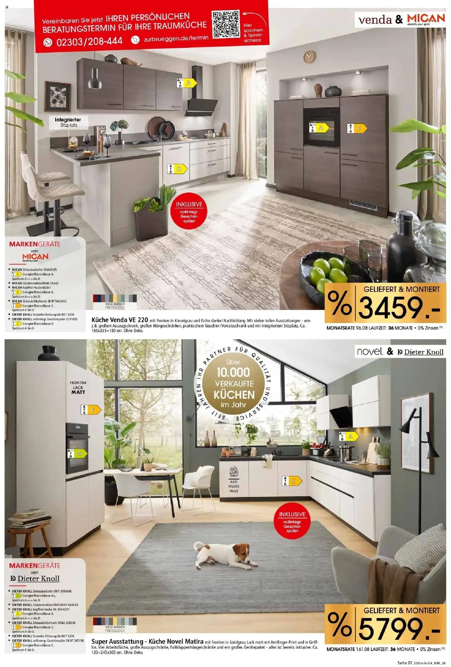 Zurbrüggen Küchen für ihr Zuhause Unna – gültig ab 25.07.2026 | Seite: 7 | Produkte: Geschirrspüler, Küche, Kuchen