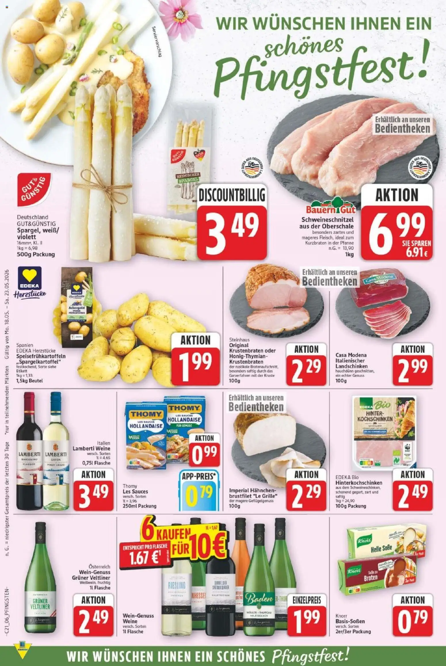 E center Prospekt 	 – gültig ab 18.05.2026 | Seite: 8 | Produkte: Krustenbraten, Knorr, Gemüse, Soße