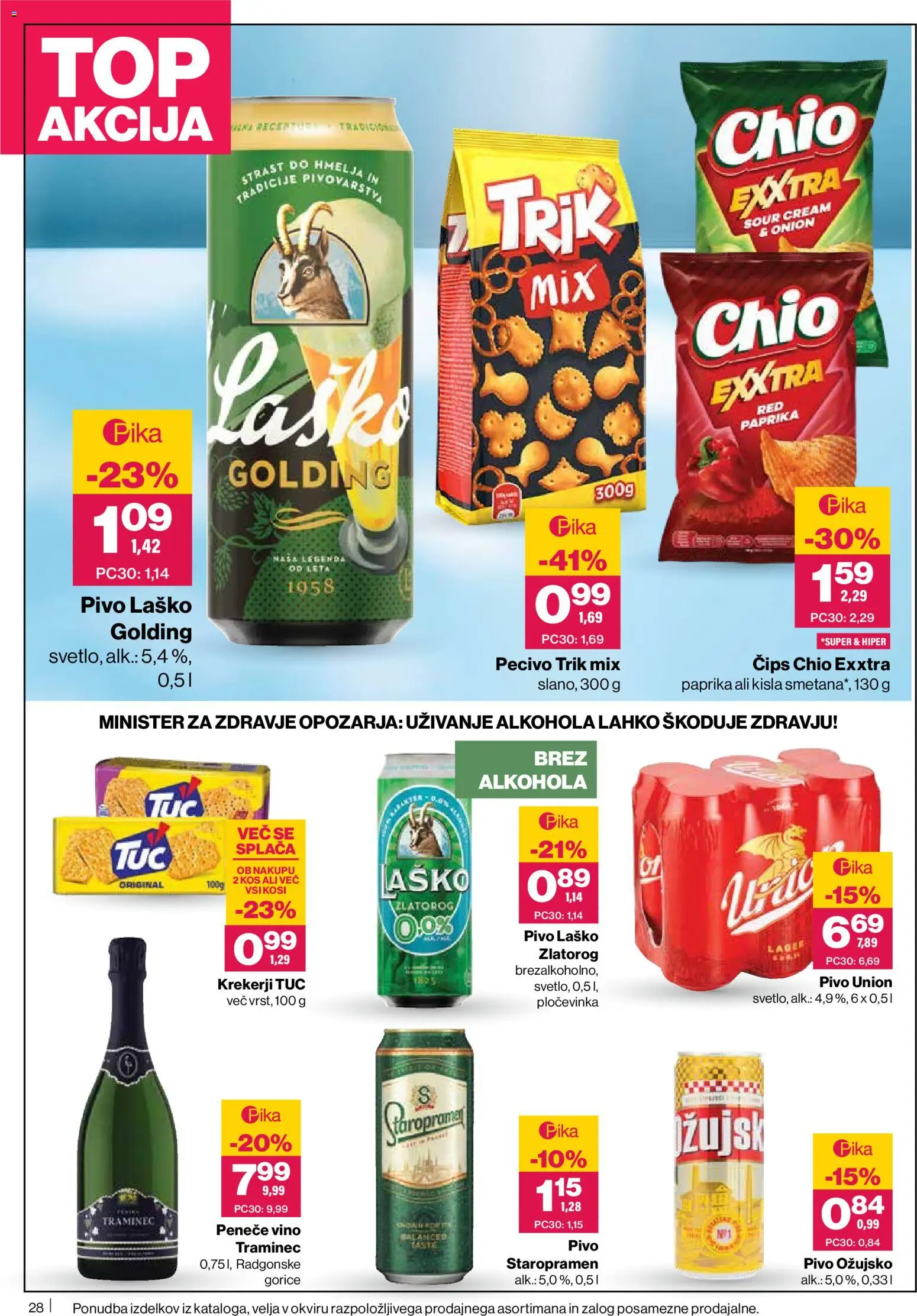 Novi Mercator katalog ponudbe – veljaven od 11.06.2026 | Stran: 28 | Izdelki: Paprika, Vino, Pivo, Smetana