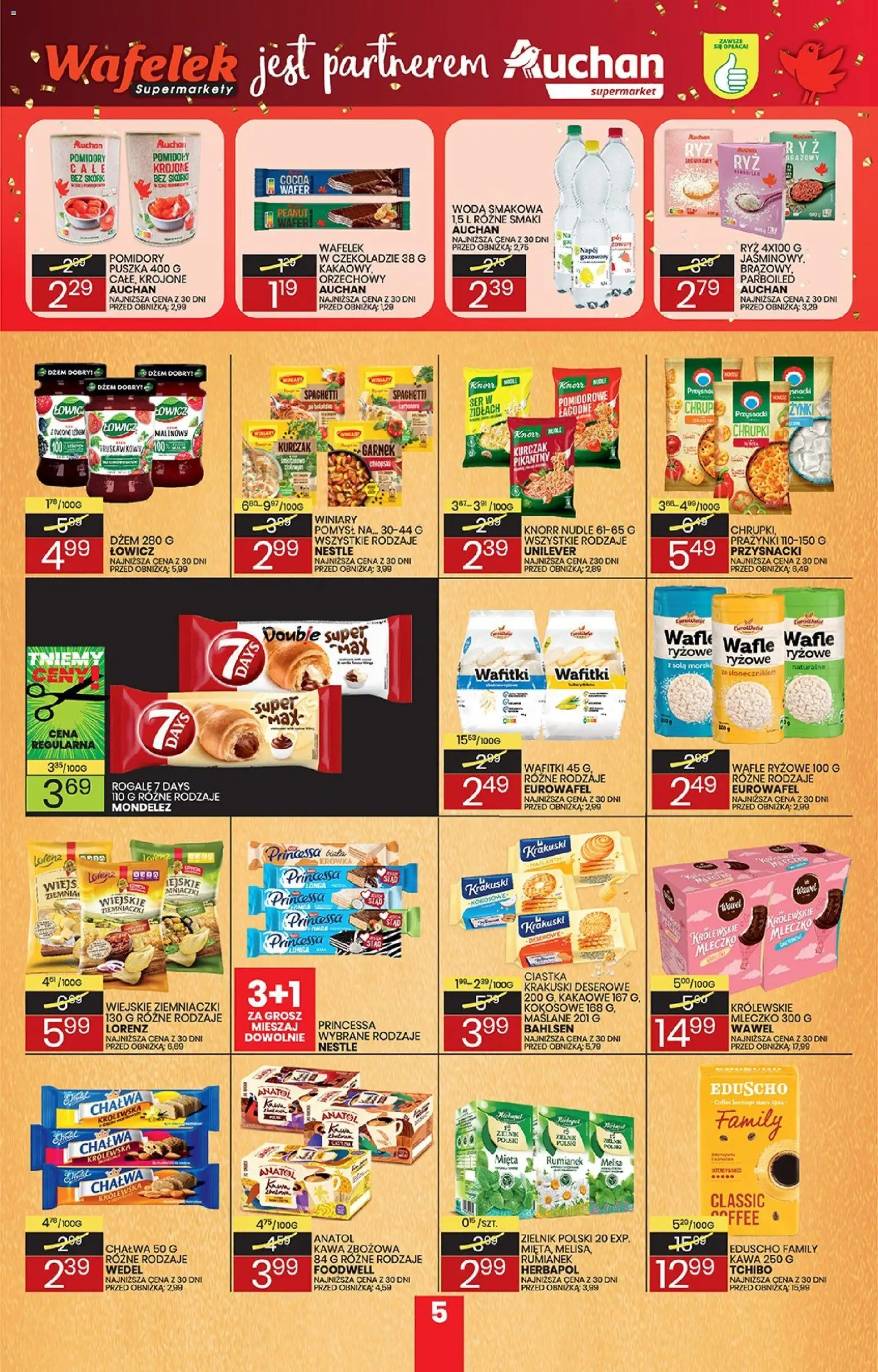Wafelek gazetka od 07.09.2026 | Strona: 5 | Produkty: Carbonara, Rumianek, Mięta, Pomidory