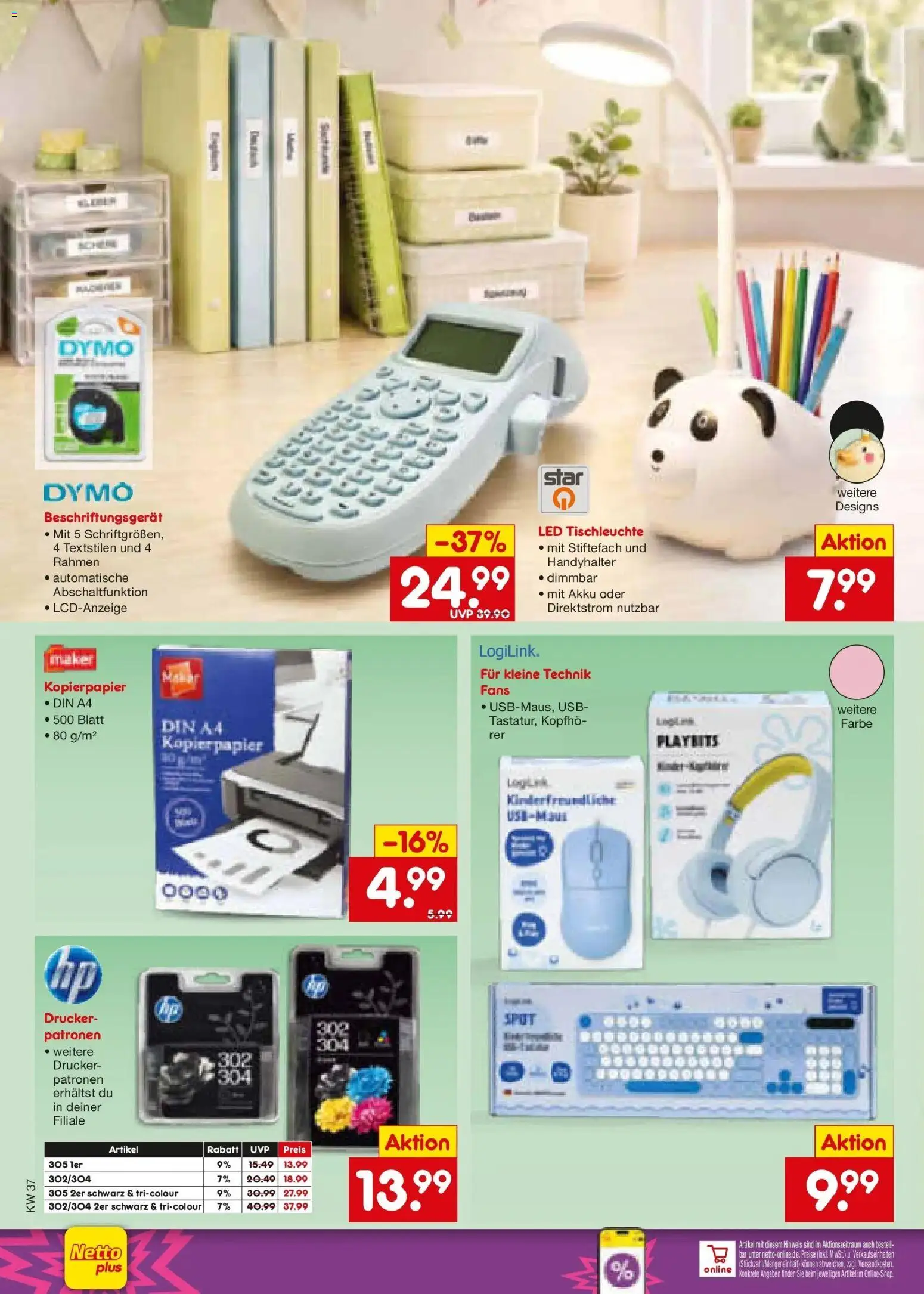 Netto Marken-Discount Prospekt Bad Friedrichshall – gültig ab 07.09.2026 | Seite: 46 | Produkte: USB, Drucker