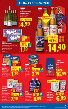Lidl - Flugblatt ab 25.06.2026 gültig | Seite: 13 | Produkte: Bier, Waschmittel