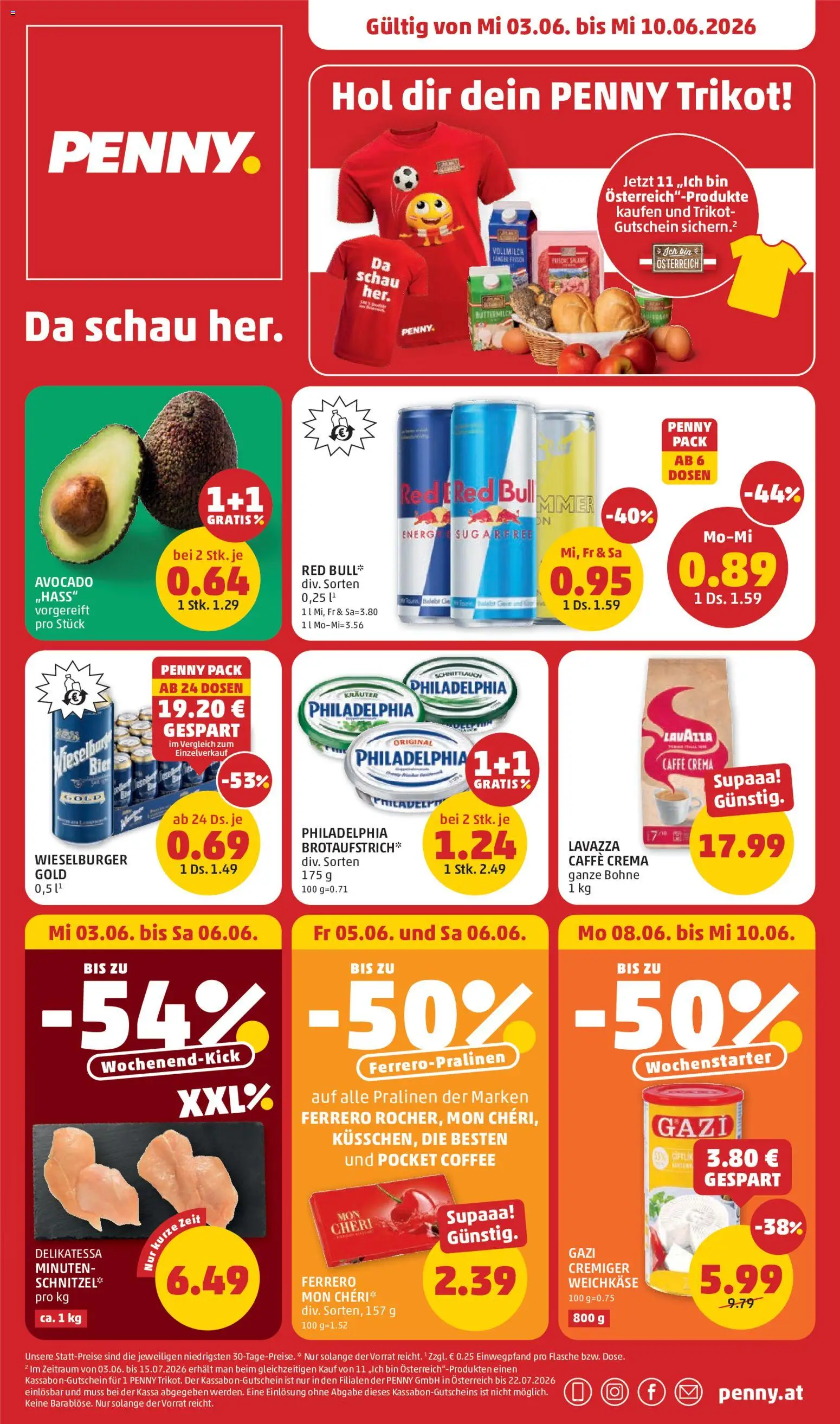 Penny Markt - Flugblatt gültig ab 03.06.2026 | Seite: 1 | Produkte: Avocado