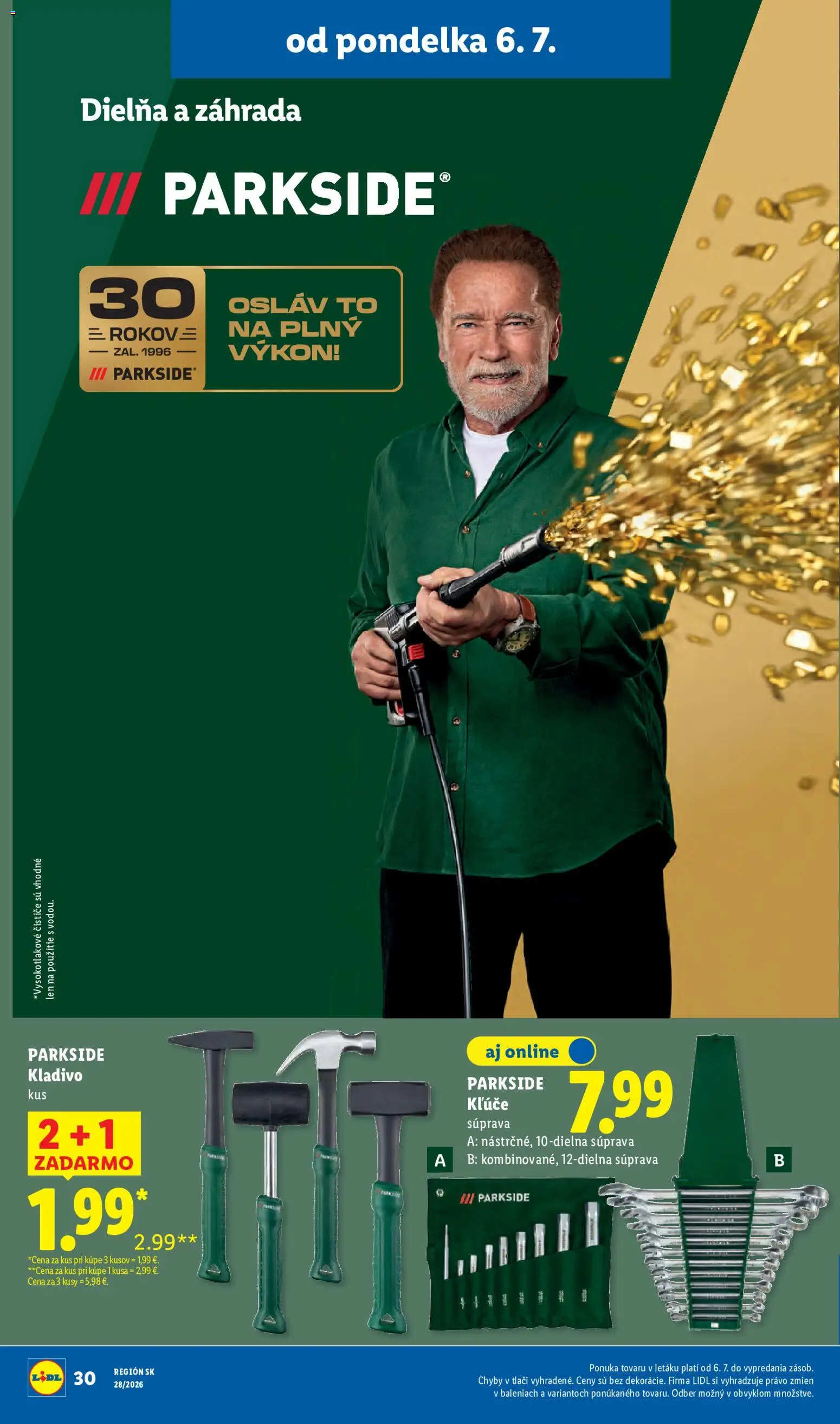 Nové Lidl akcie – leták je platný od 06.07.2026 | Strana: 54 | Produkty: Parkside