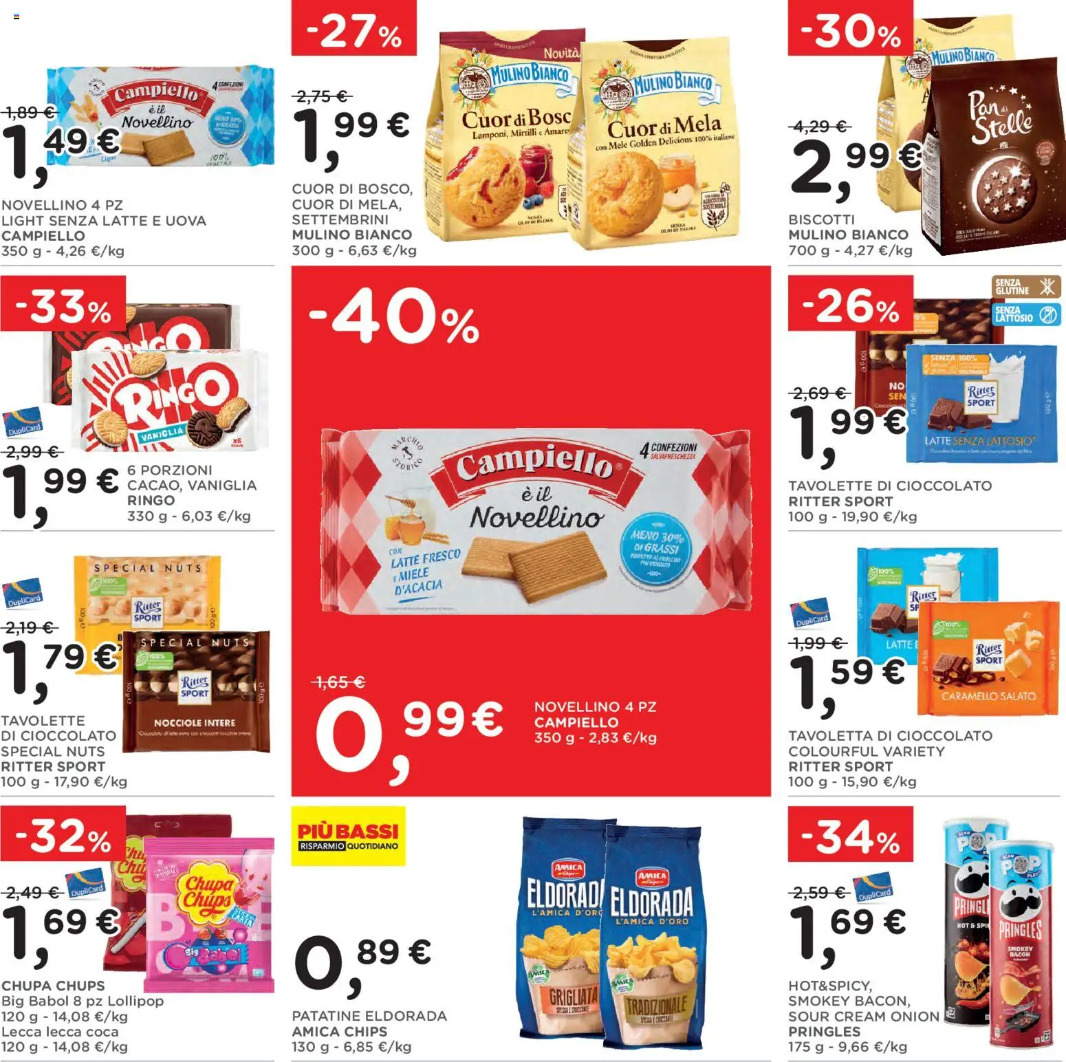 Volantino Poli del 17/06/2026 | Pagina: 17 | Prodotti: Cioccolato, Patatine, Nocciole, Frollini