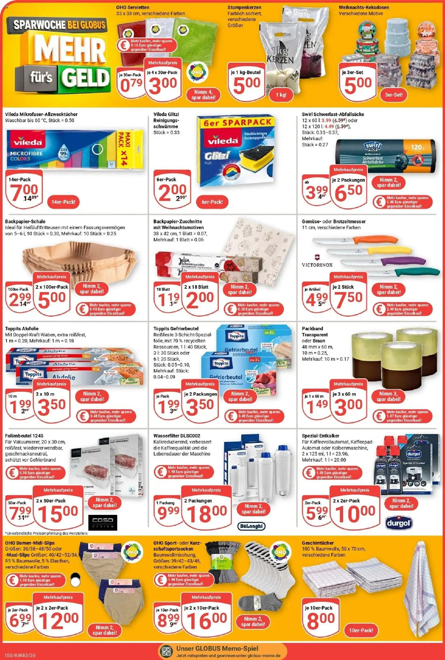 Globus Prospekt Isserstedt (ab 19.10.2026) » Angebote online | Seite: 29 | Produkte: Schwämme, Gemüse