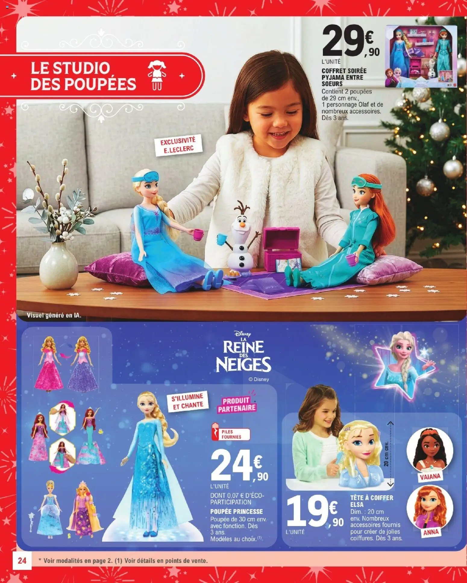 {H1} | Page: 24 | Produits: Poupée, Tête à coiffer, Piles, Pyjama