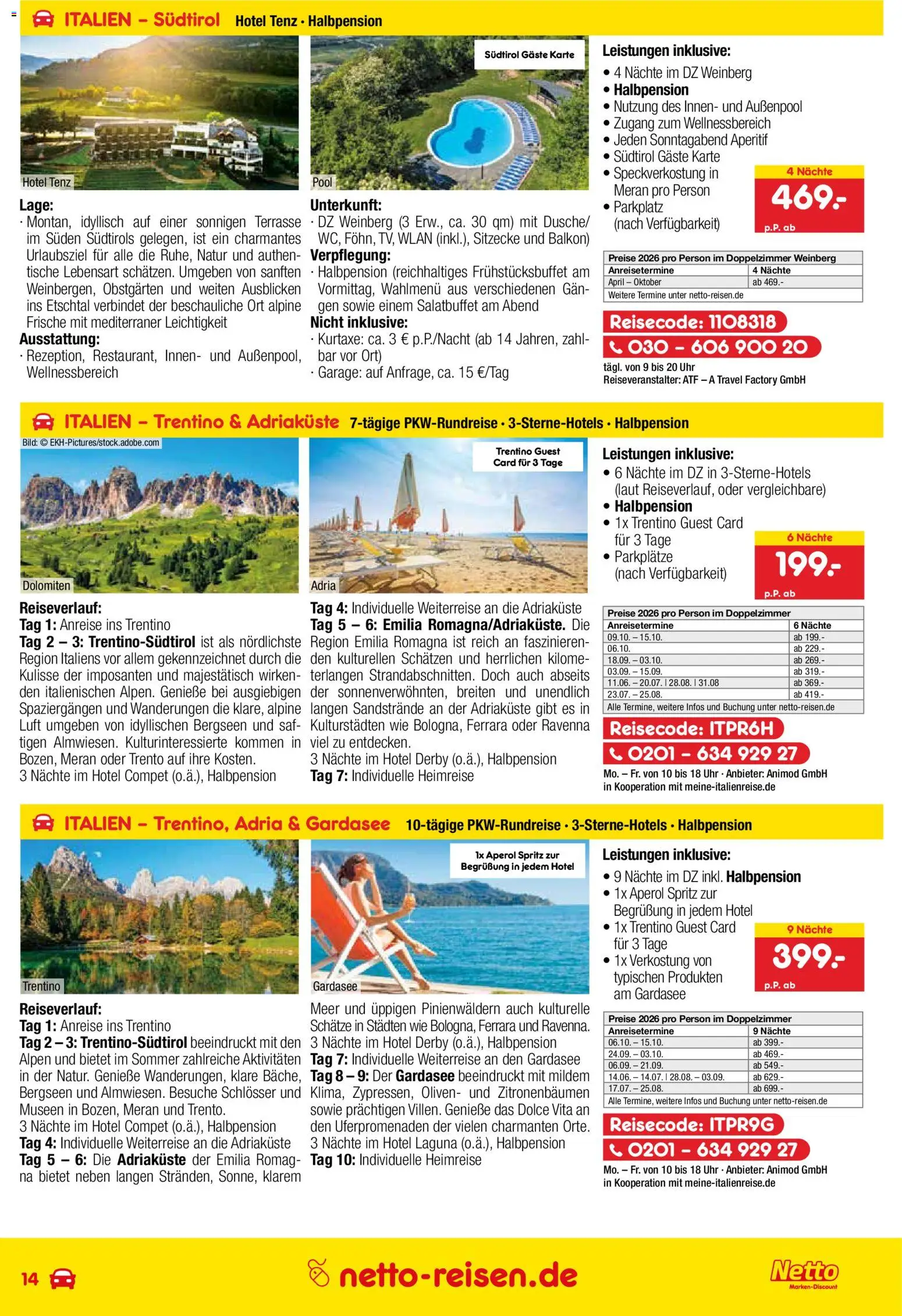 Netto Reisen Prospekt 	 – gültig ab 28.05.2026 | Seite: 14