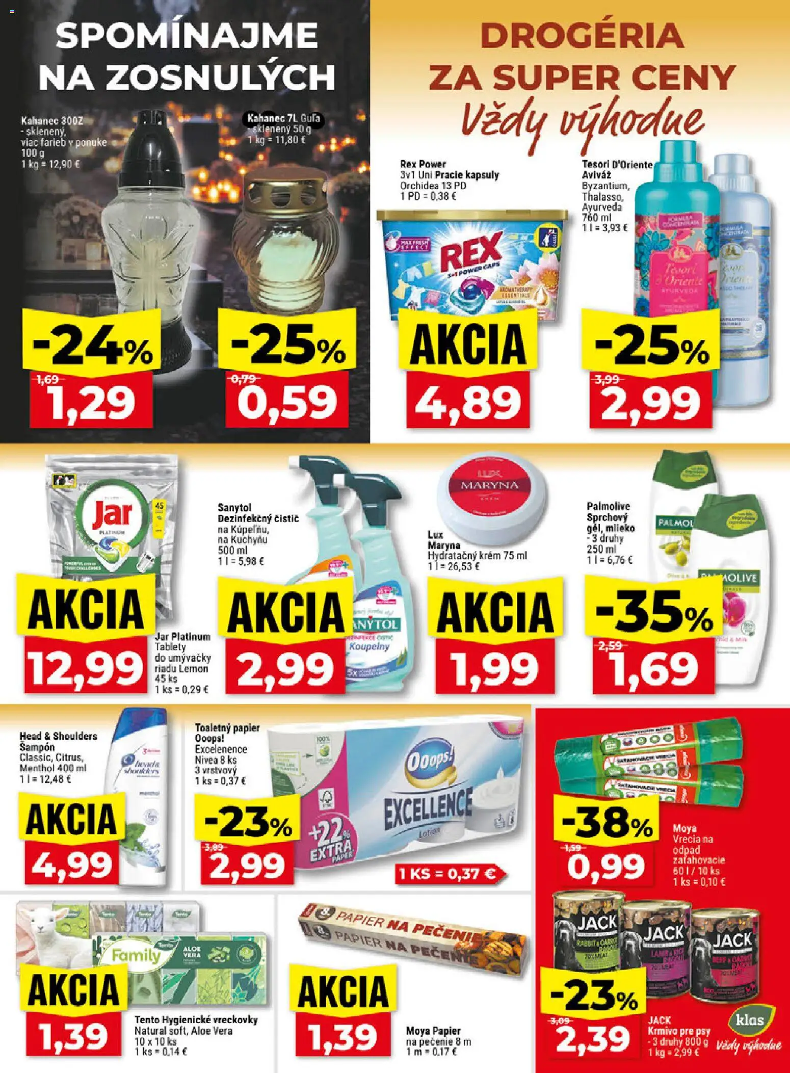 Nové Klas akcie – leták je platný od 12.10.2026 | Strana: 18 | Produkty: Nivea, Aviváž, Orchidea, Head & Shoulders