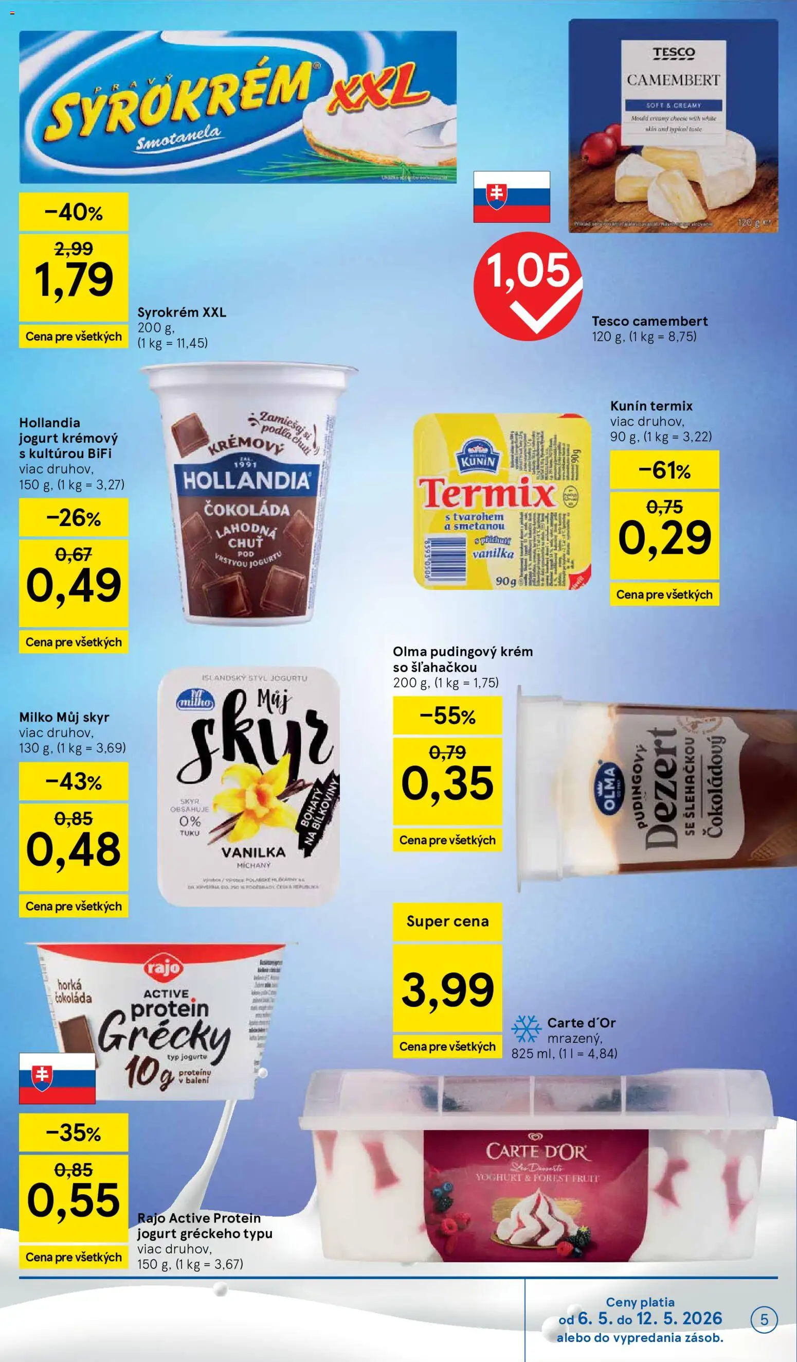 Nové Tesco akcie – leták je platný od 06.05.2026 | Strana: 5
