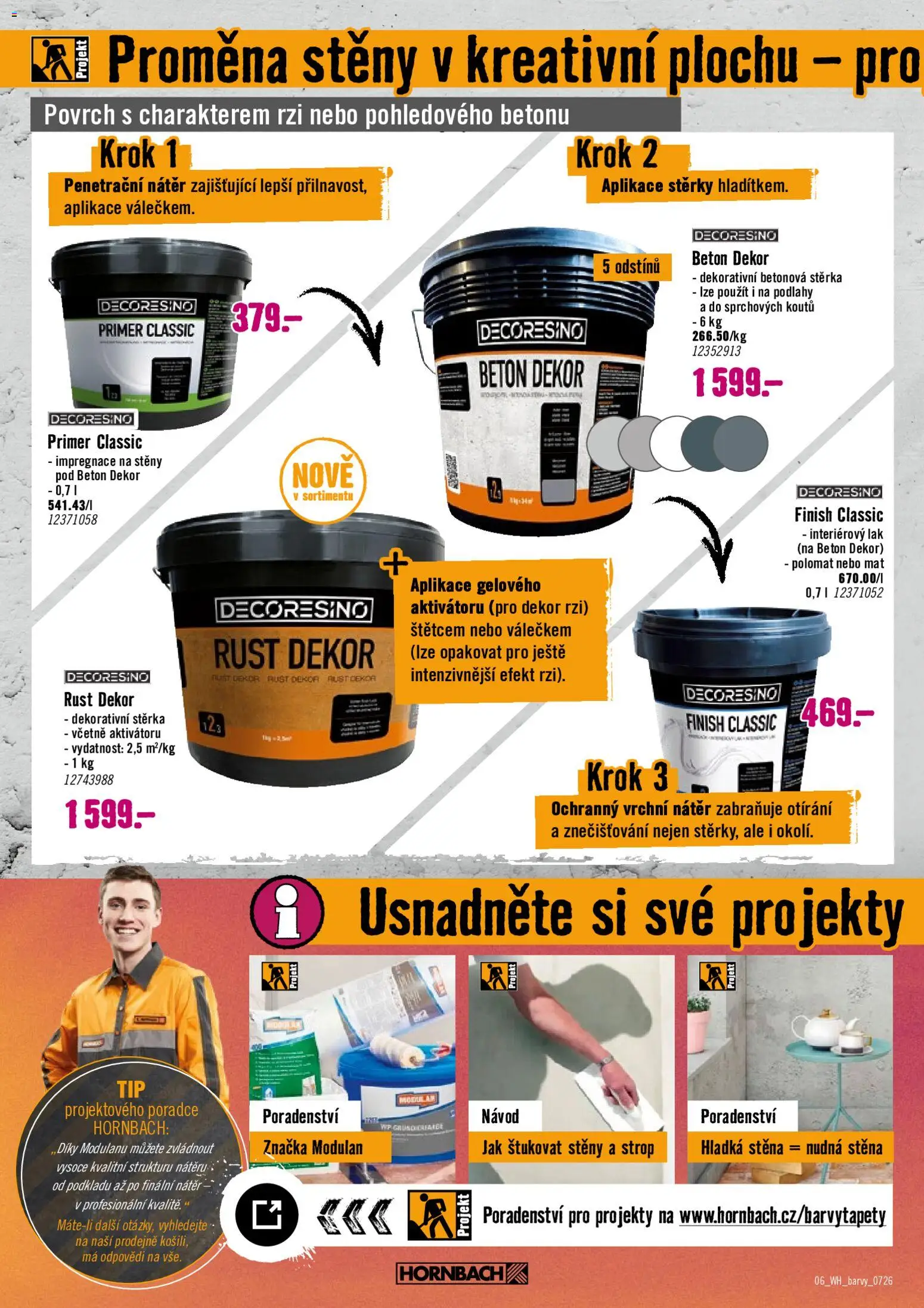 HORNBACH leták - Míchání barev od 29.07.2026 | Strana: 6 | Produkty: Finish