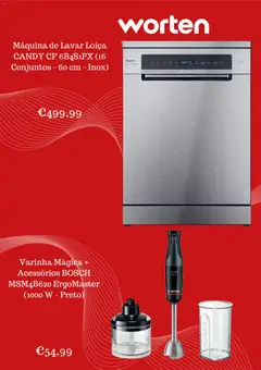 Pré-visualização Worten Promoções válido de 19/09/2026 | Página: 5 | Produtos: Máquina de lavar, Máquina de lavar loiça