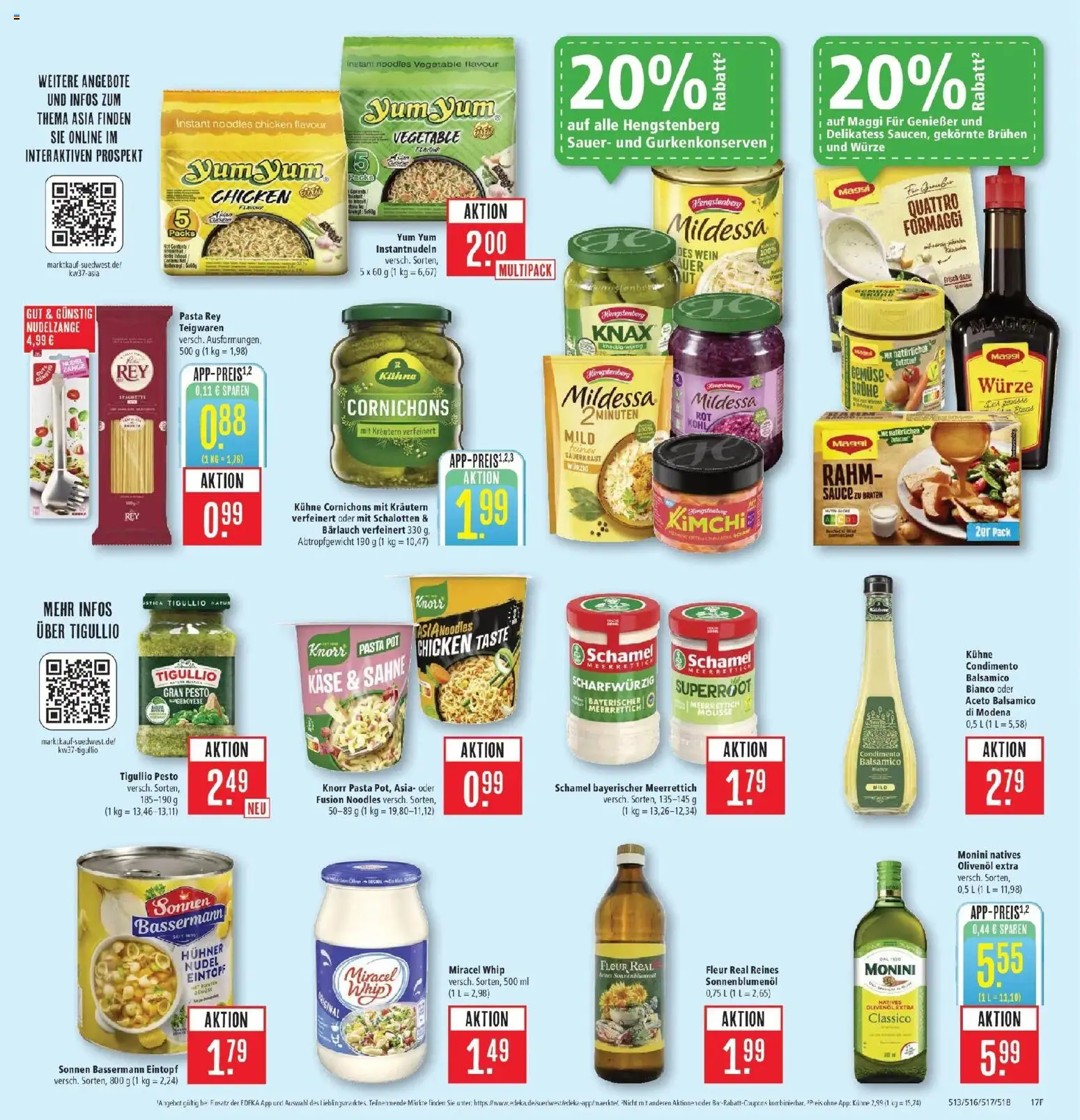 Marktkauf Prospekt Böblingen (ab 07.09.2026) » Angebote online | Seite: 23 | Produkte: Spaghetti, Knorr, Brühe, Gemüse